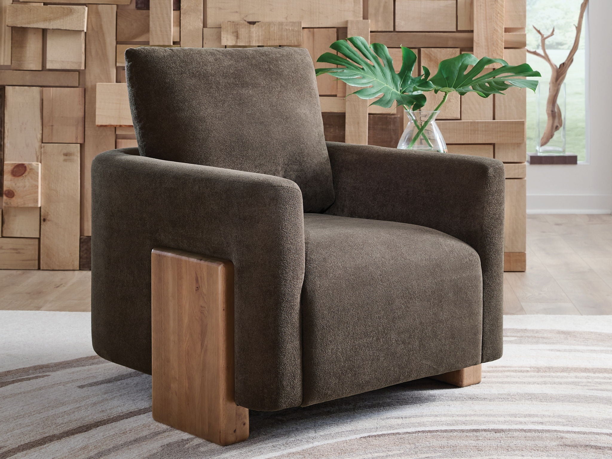 Dairlett - Fauteuil d'appoint - Marron