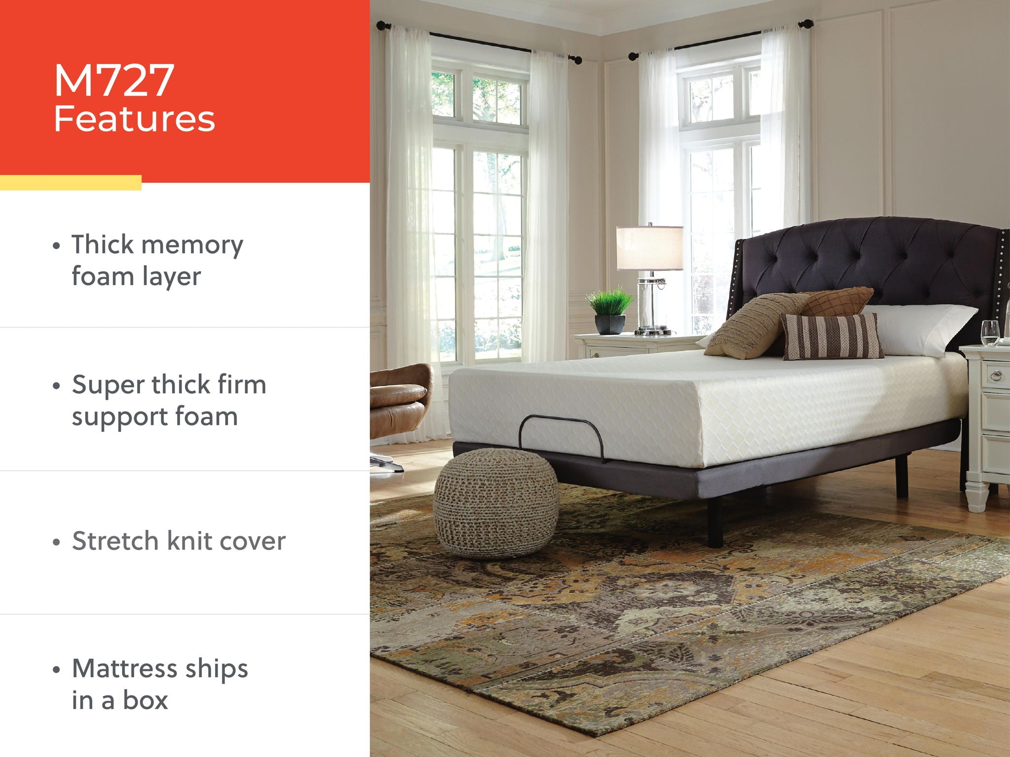 Chime matelas 30,48 cm en mousse à mémoire de forme