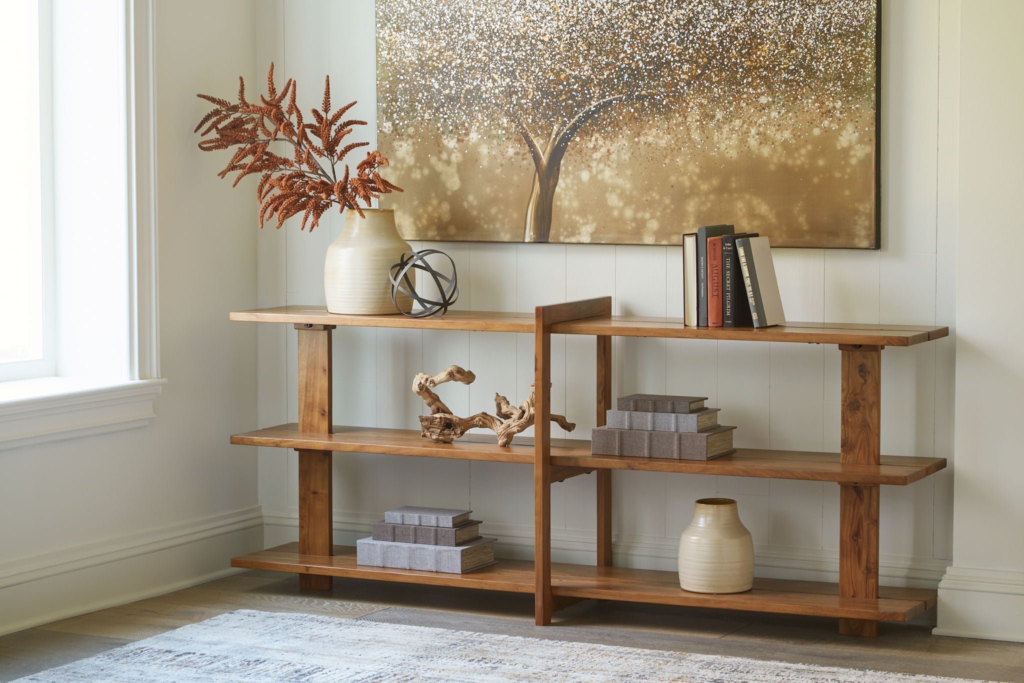 Fayemour - Console Table de Canapé - Marron