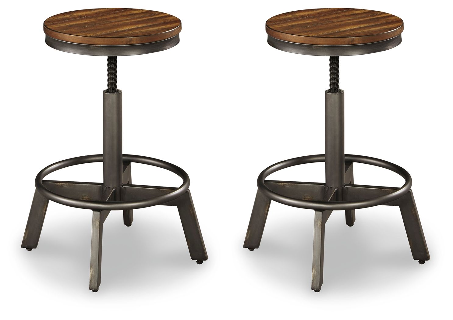 Torjin - Tabouret pivotant (Lot de 2)
