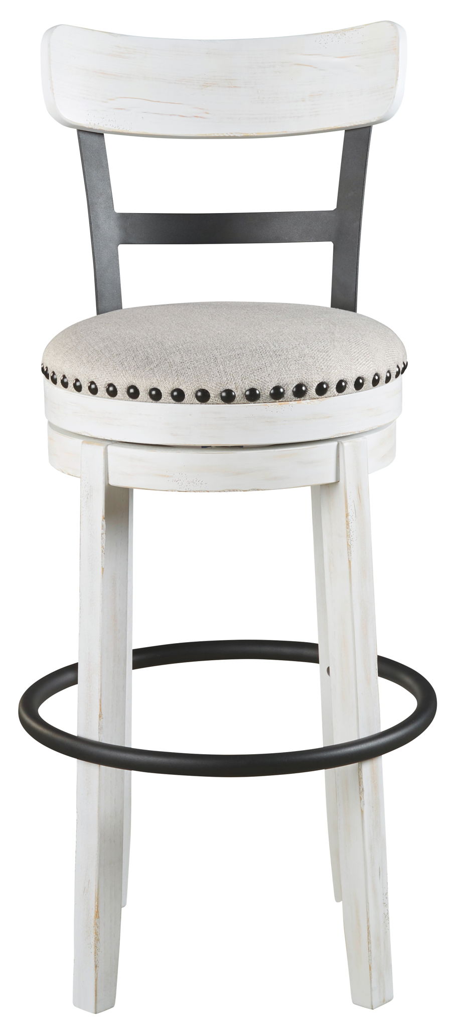 Valebeck - Tabouret de bar haut pivotant rembourré
