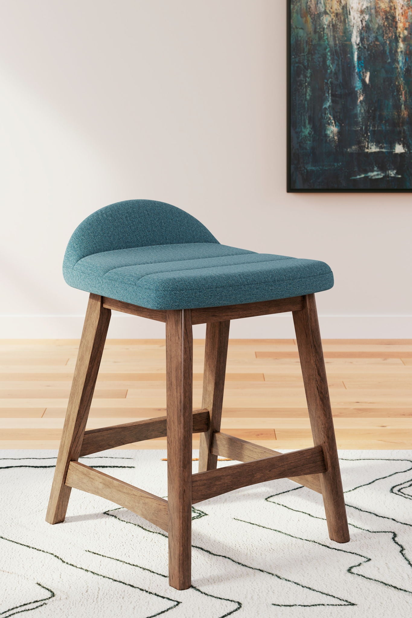 Lyncott - Tabouret de bar rembourré (Lot de 2)