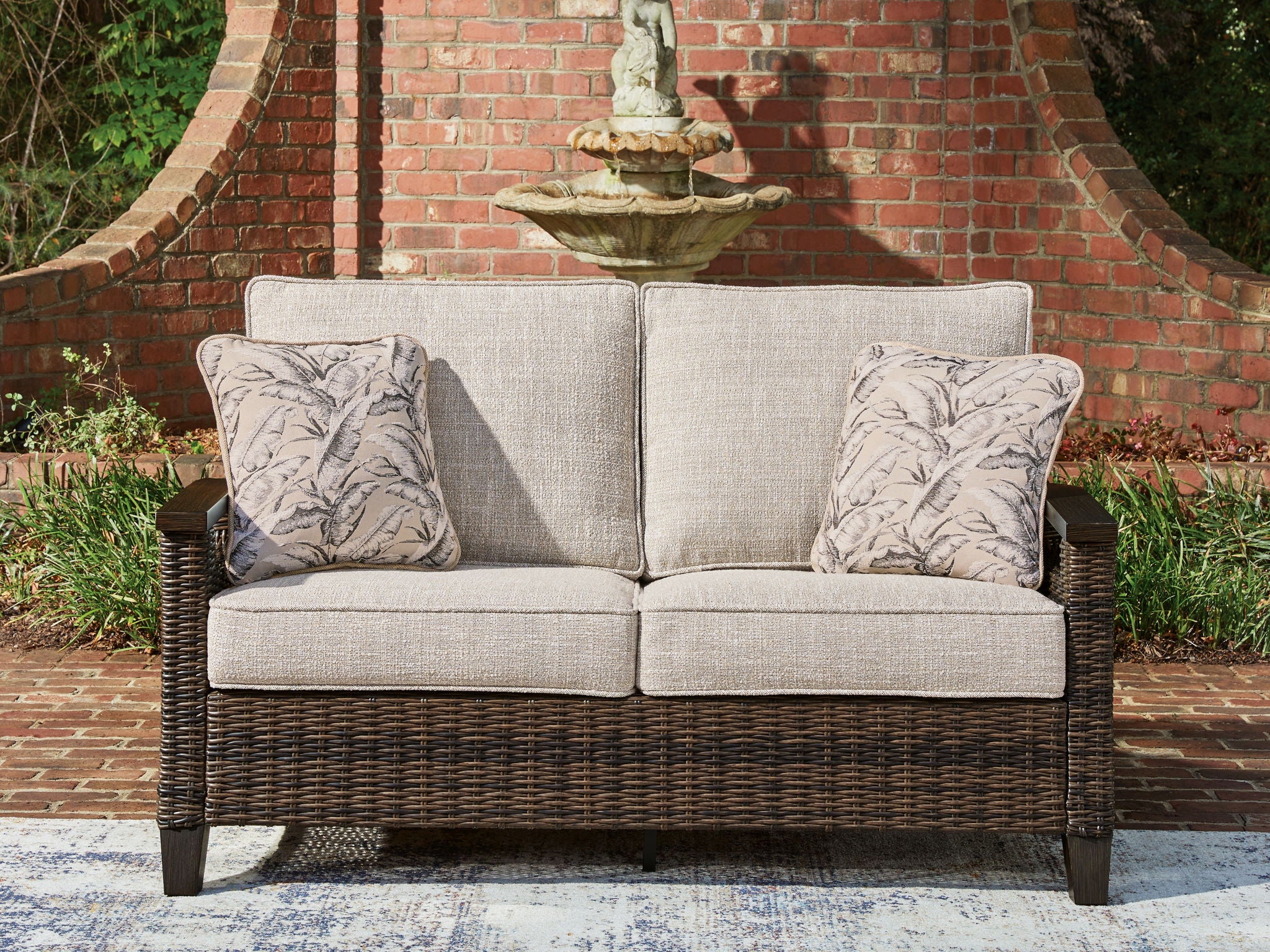 Monterey Point - Causeuse avec coussin - Brun foncé