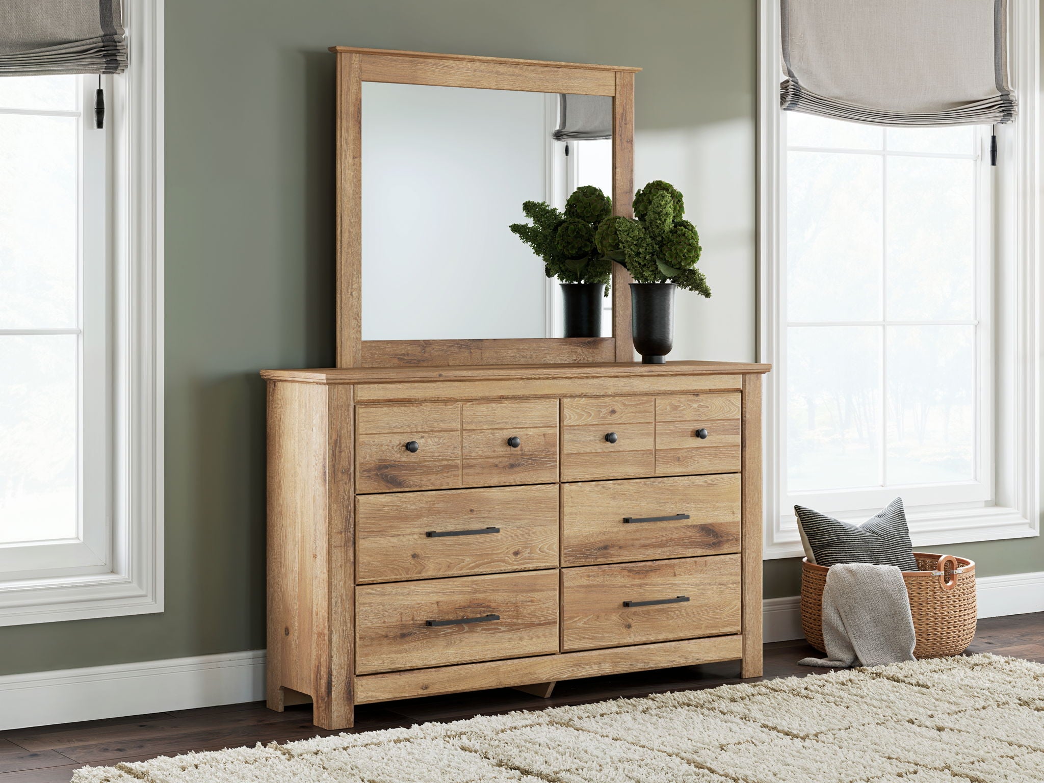 Commode Makidern à six tiroirs