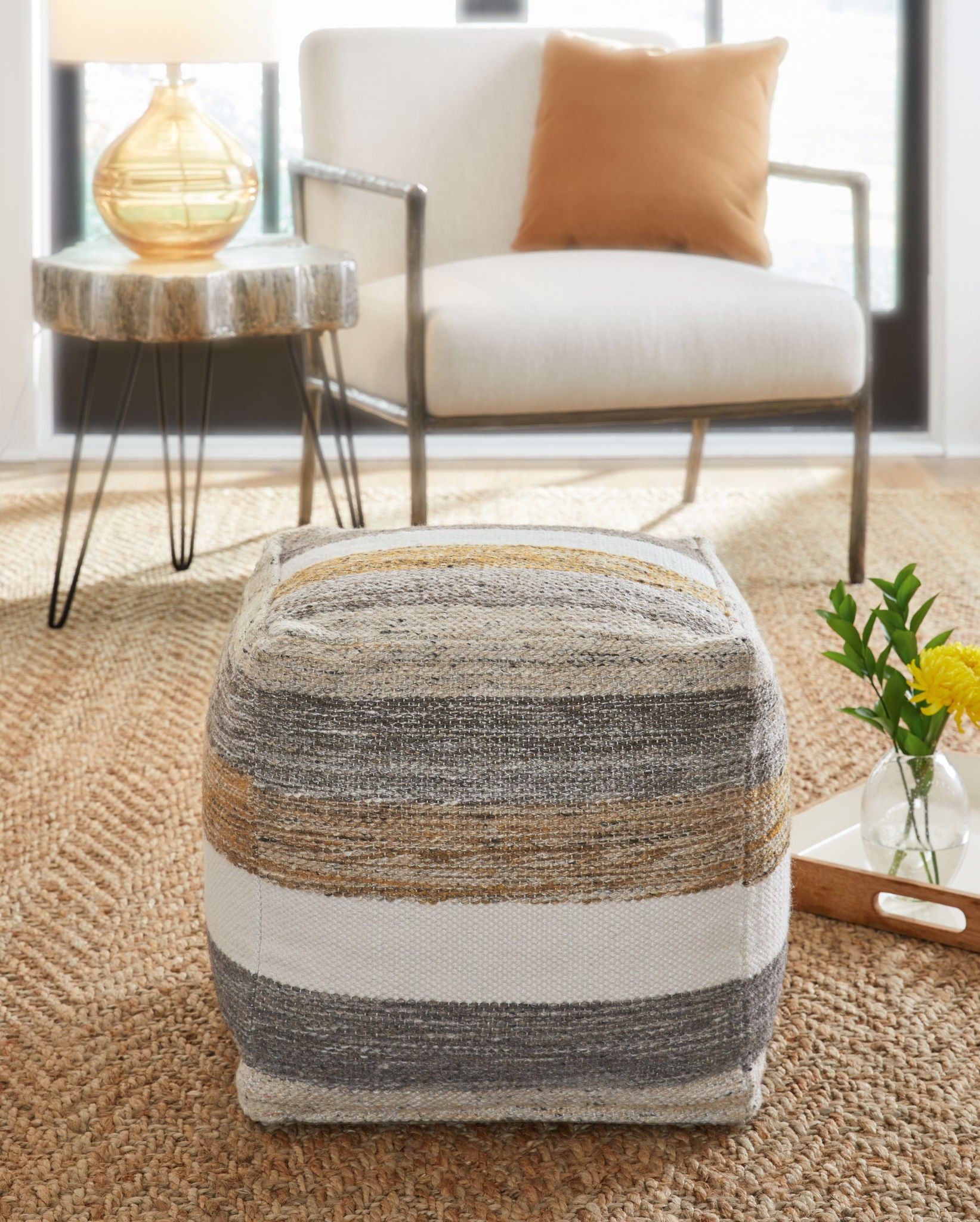 Josalind - Pouf - Multicolore
