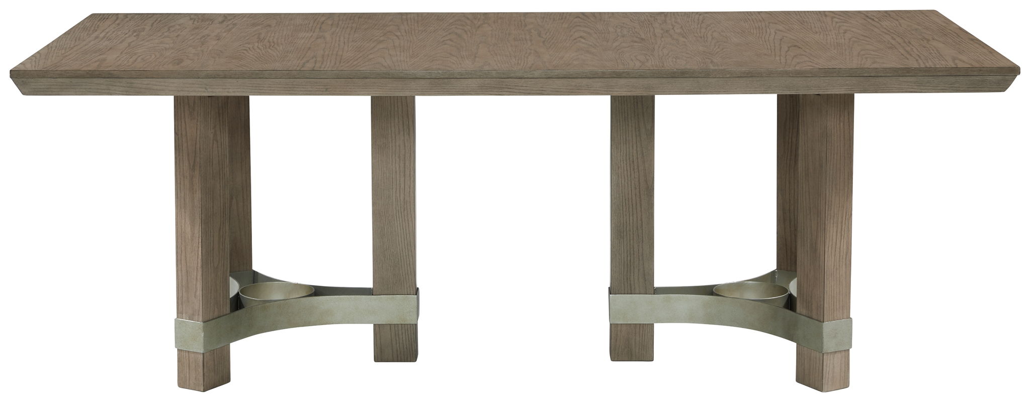 Chrestner - Table de salle à manger rectangulaire - Grise