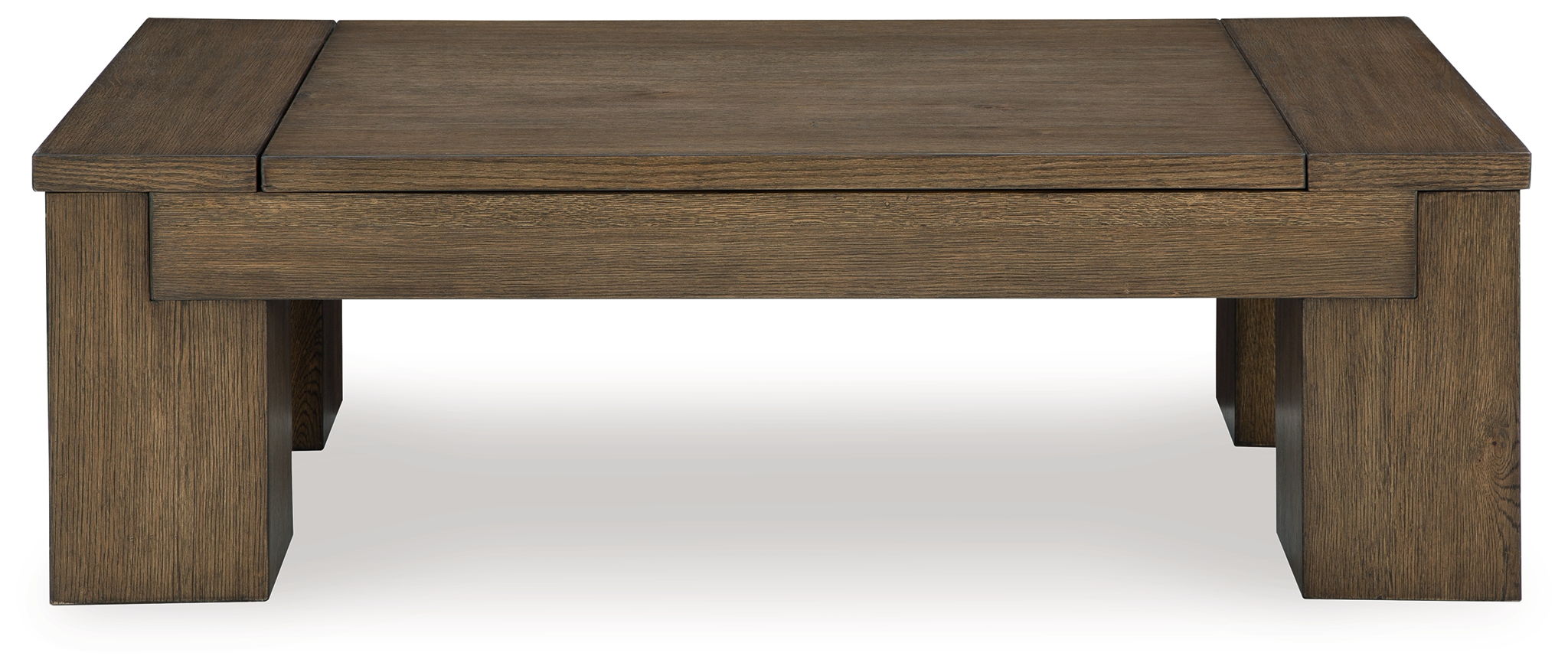 Rosswain - Table Basse Relevable - Marron Chaud