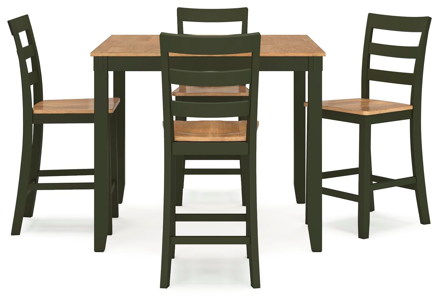 Gesthaven - Ensemble Table Haute et Chaises de Salle à Manger