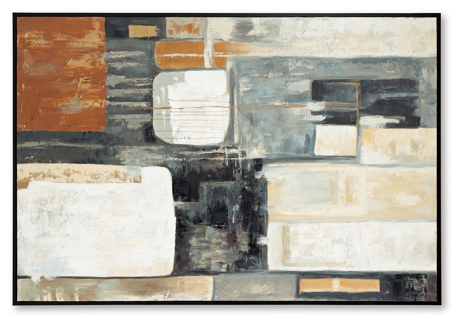 Howford - Décoration murale - Marron / Noir / Gris