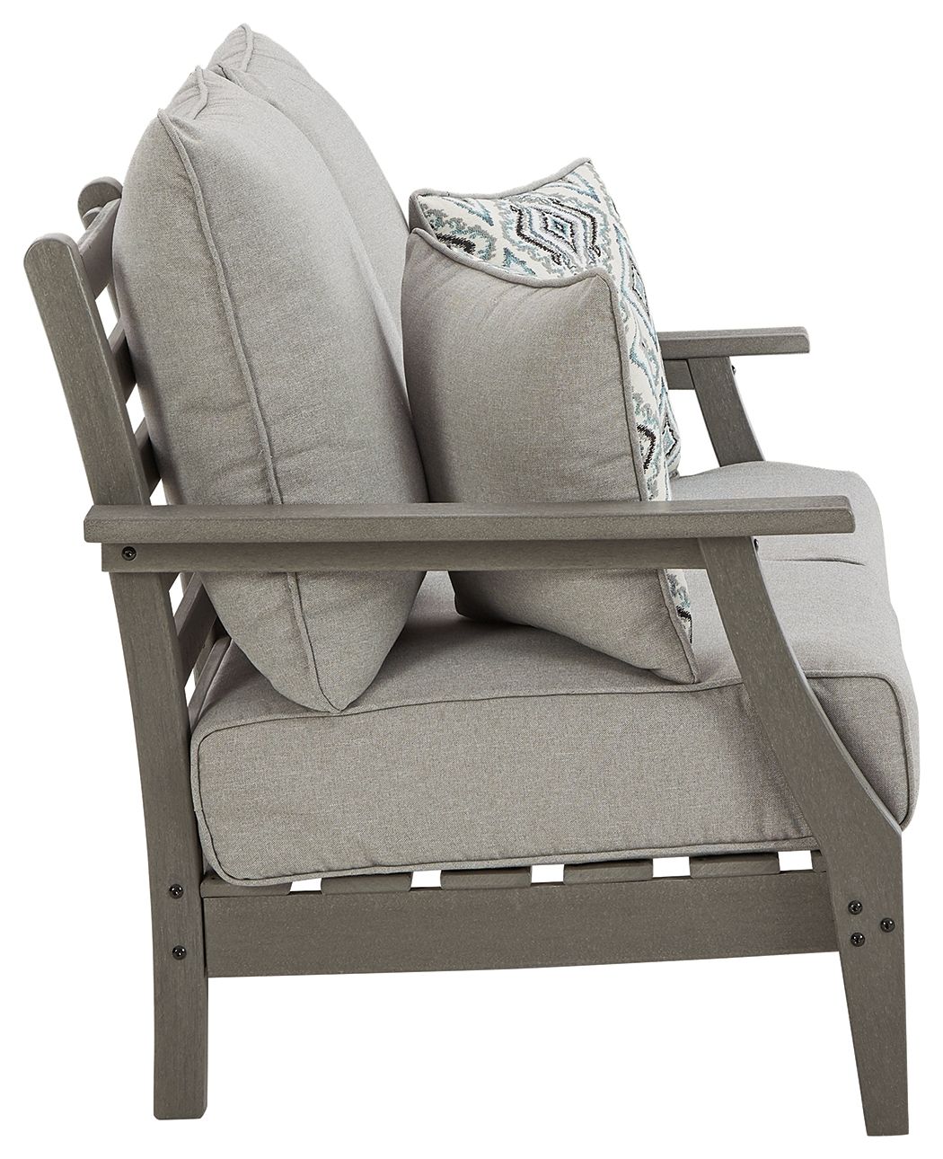 Visola - Causeuse avec coussin - Gris