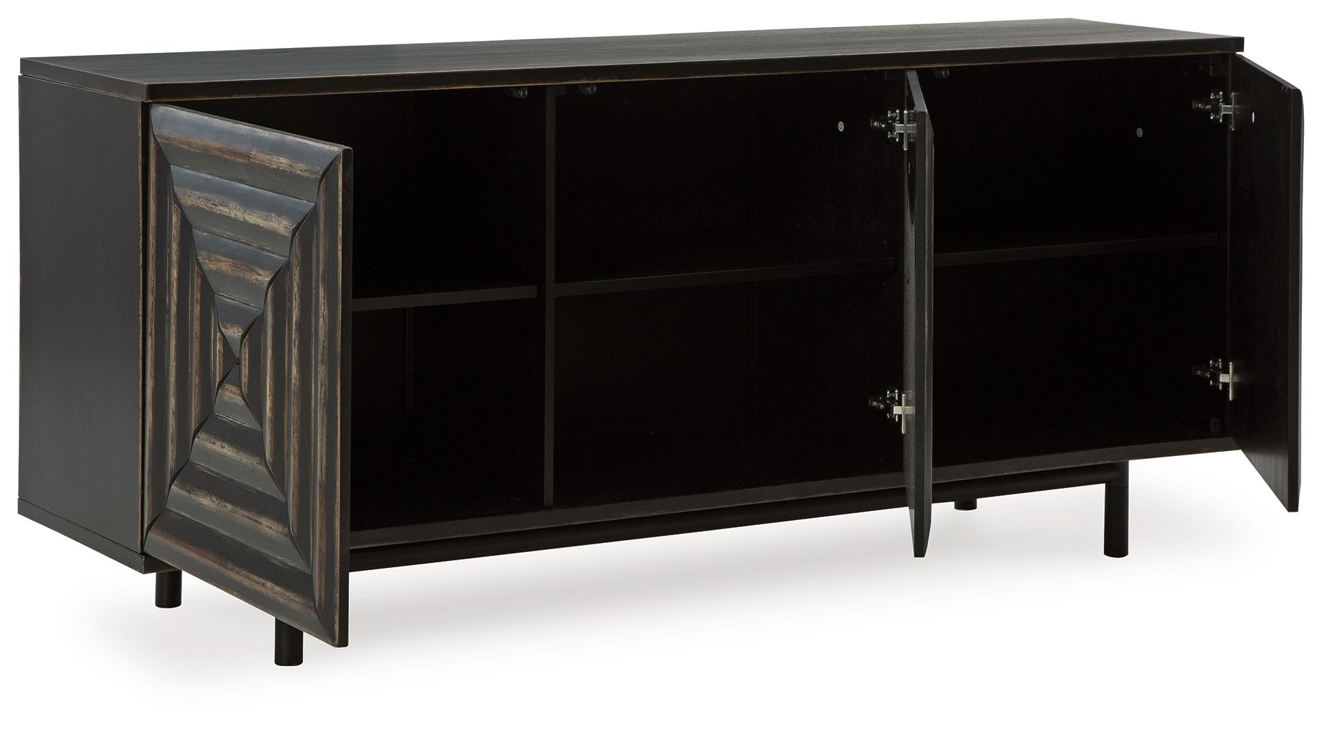 Fair Ridge - Meuble d'appoint - Noir vieilli