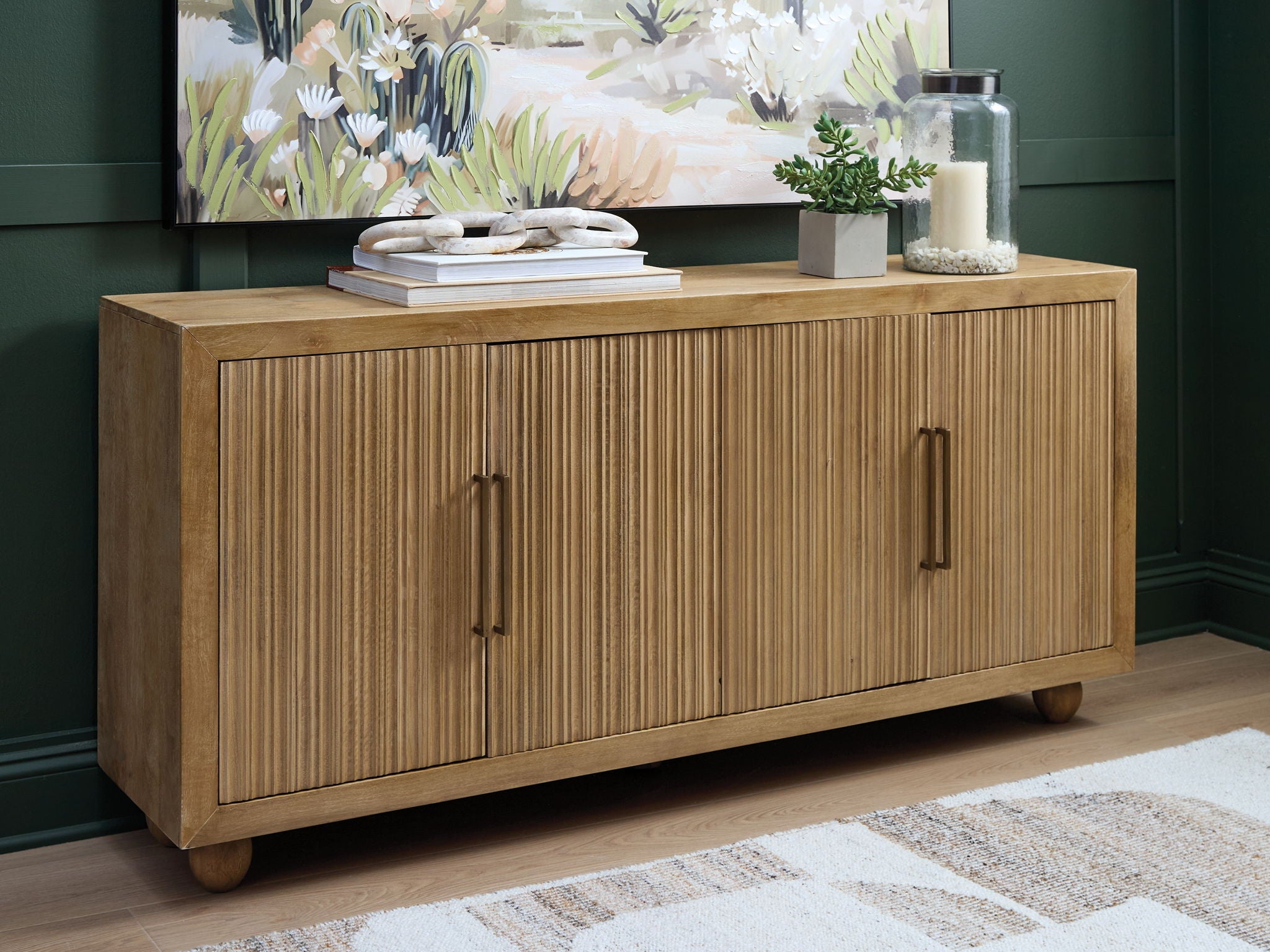 Niam - Armoire d'appoint - Beige antique clair