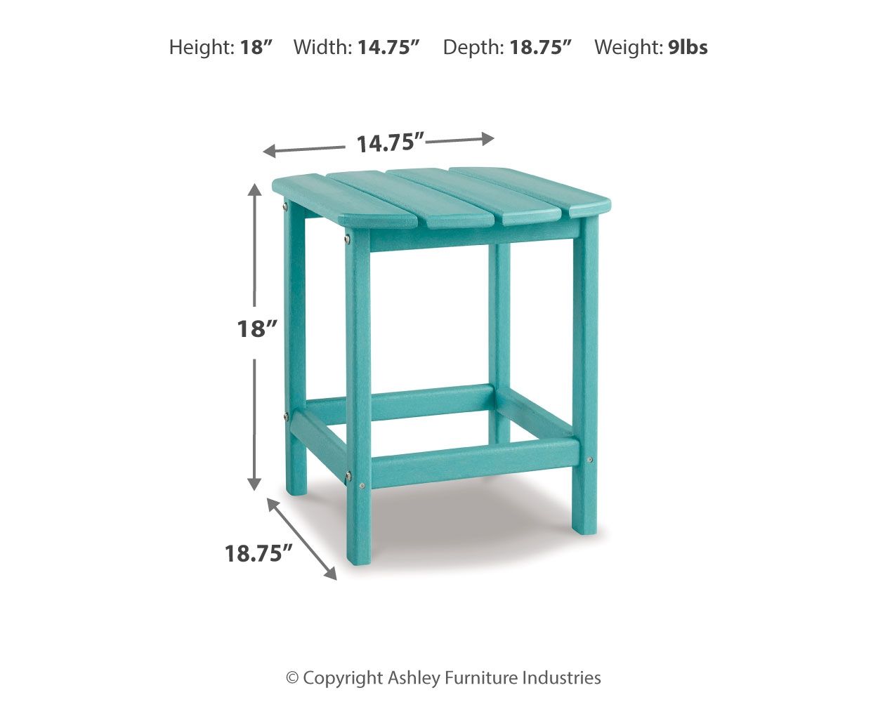 Sundown Treasure - Table d'appoint d'extérieur