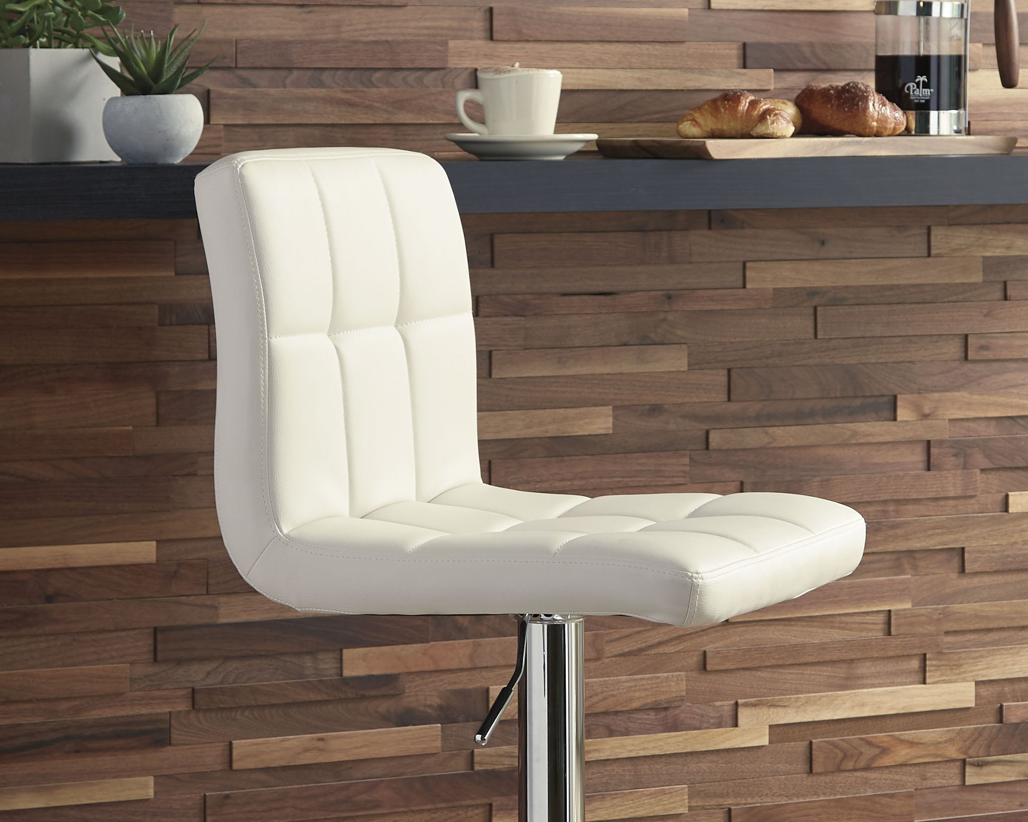 Bellatier - Tabouret de bar réglable en hauteur (Lot de 2)