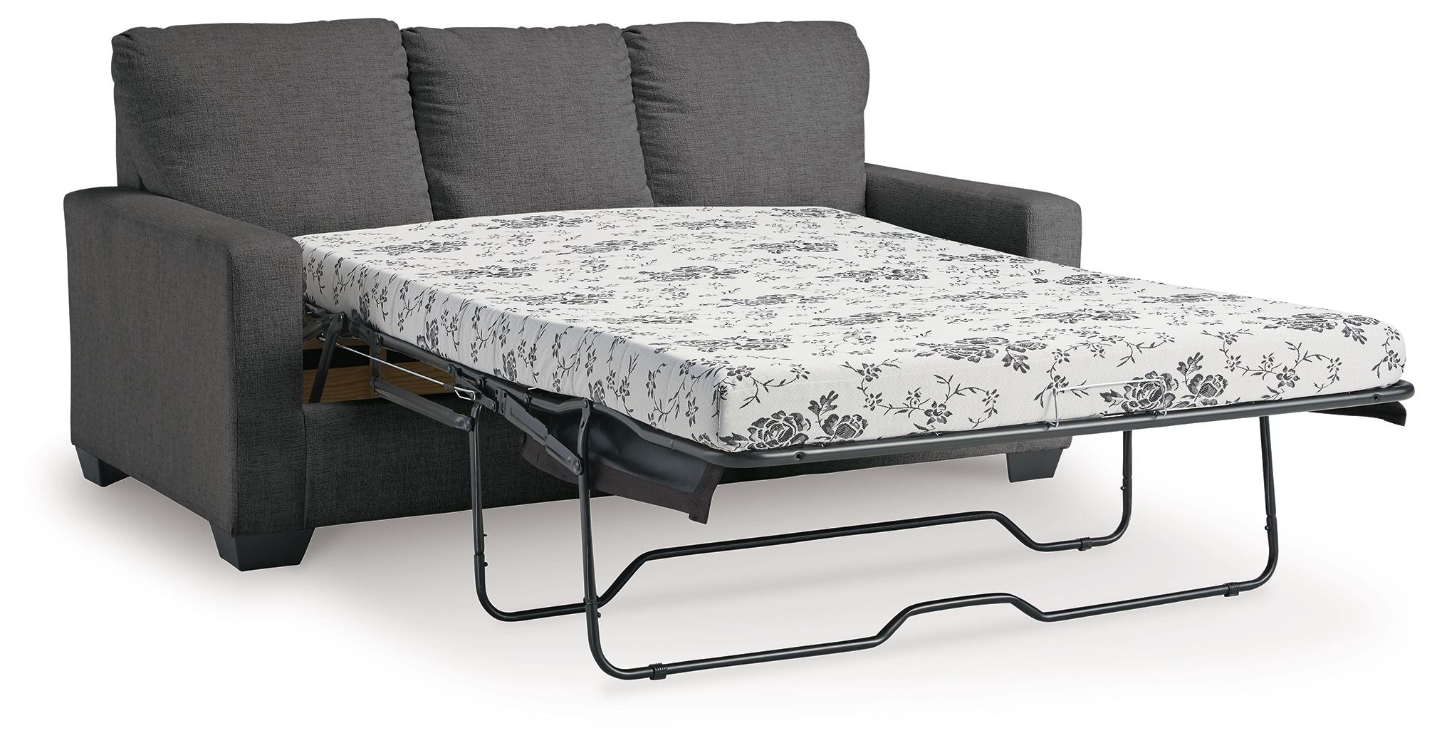 Rannis – Grand canapé convertible – Tissu – Étain