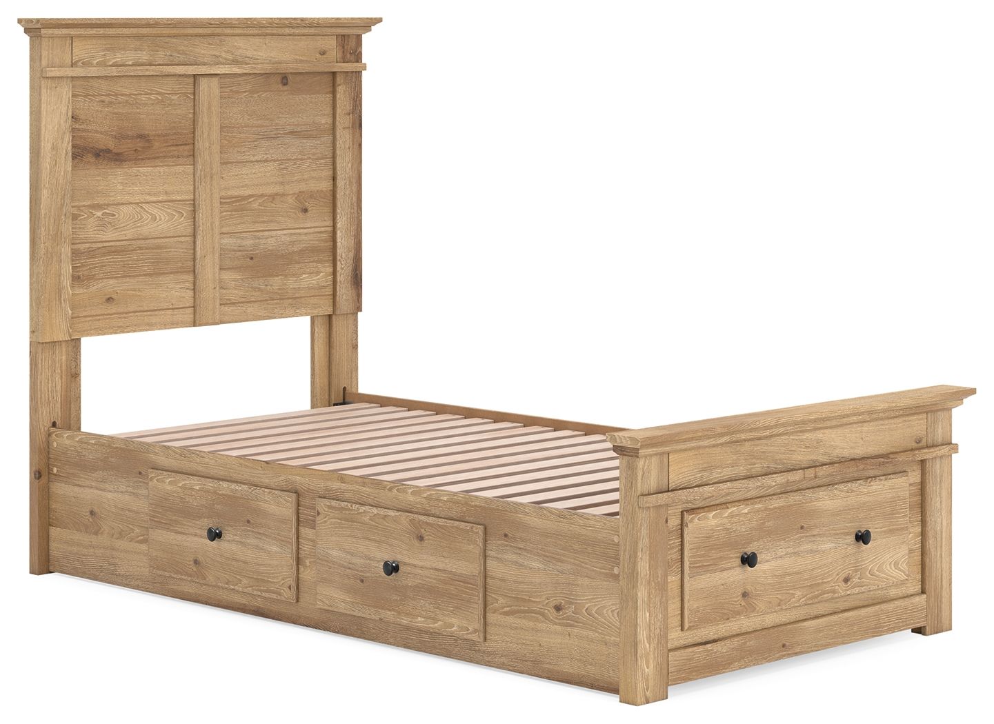 Makidern - Lit de rangement avec 2 tiroirs de rangement sous le lit