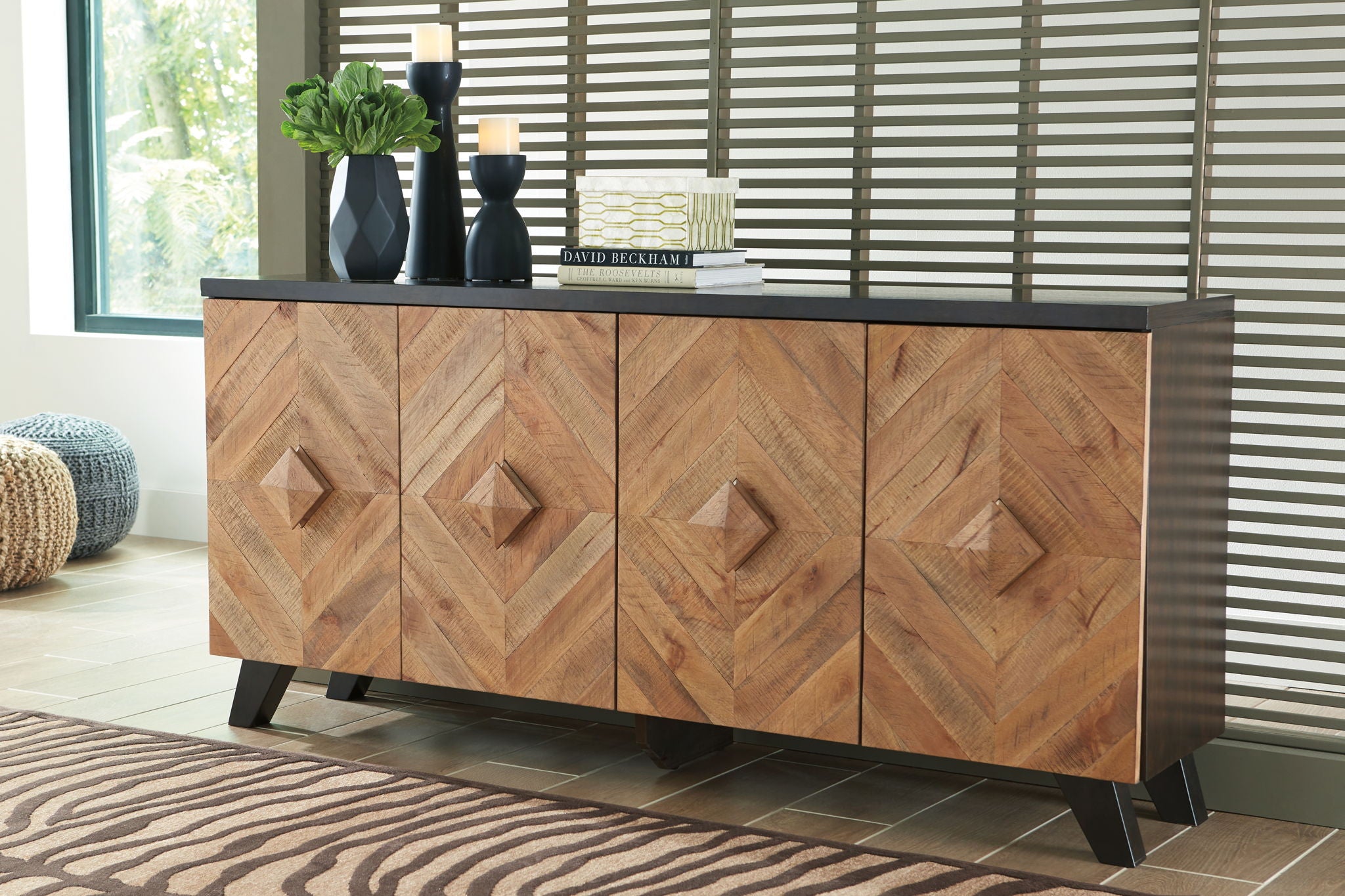 Robin Ridge - Meuble d'appoint - Marron / Beige