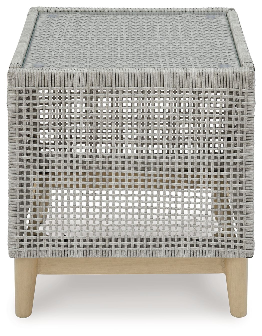 Table basse carrée Seton Creek - Gris