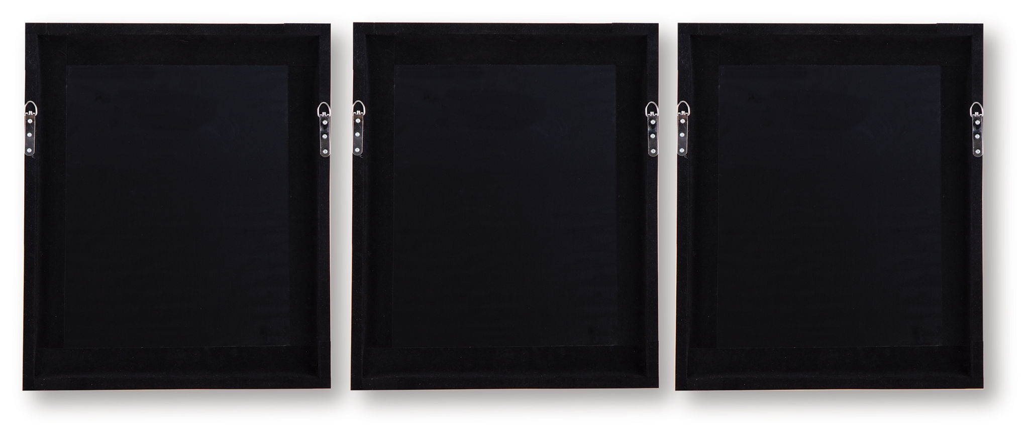 Hendridge - Ensemble d'art mural (lot de 3) - Taupe / Blanc