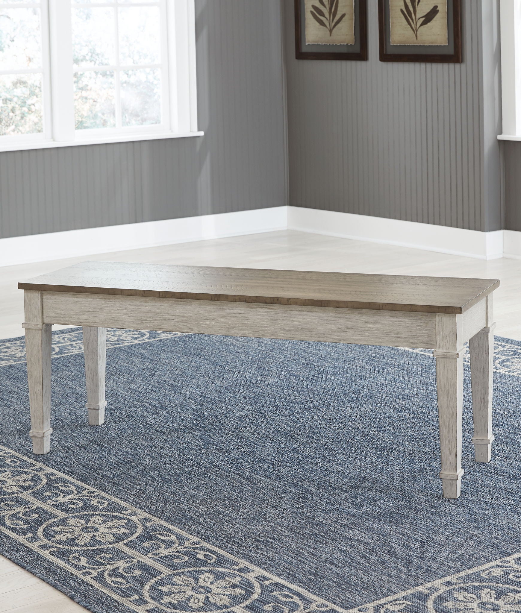 Skempton - Banc de rangement - Blanc