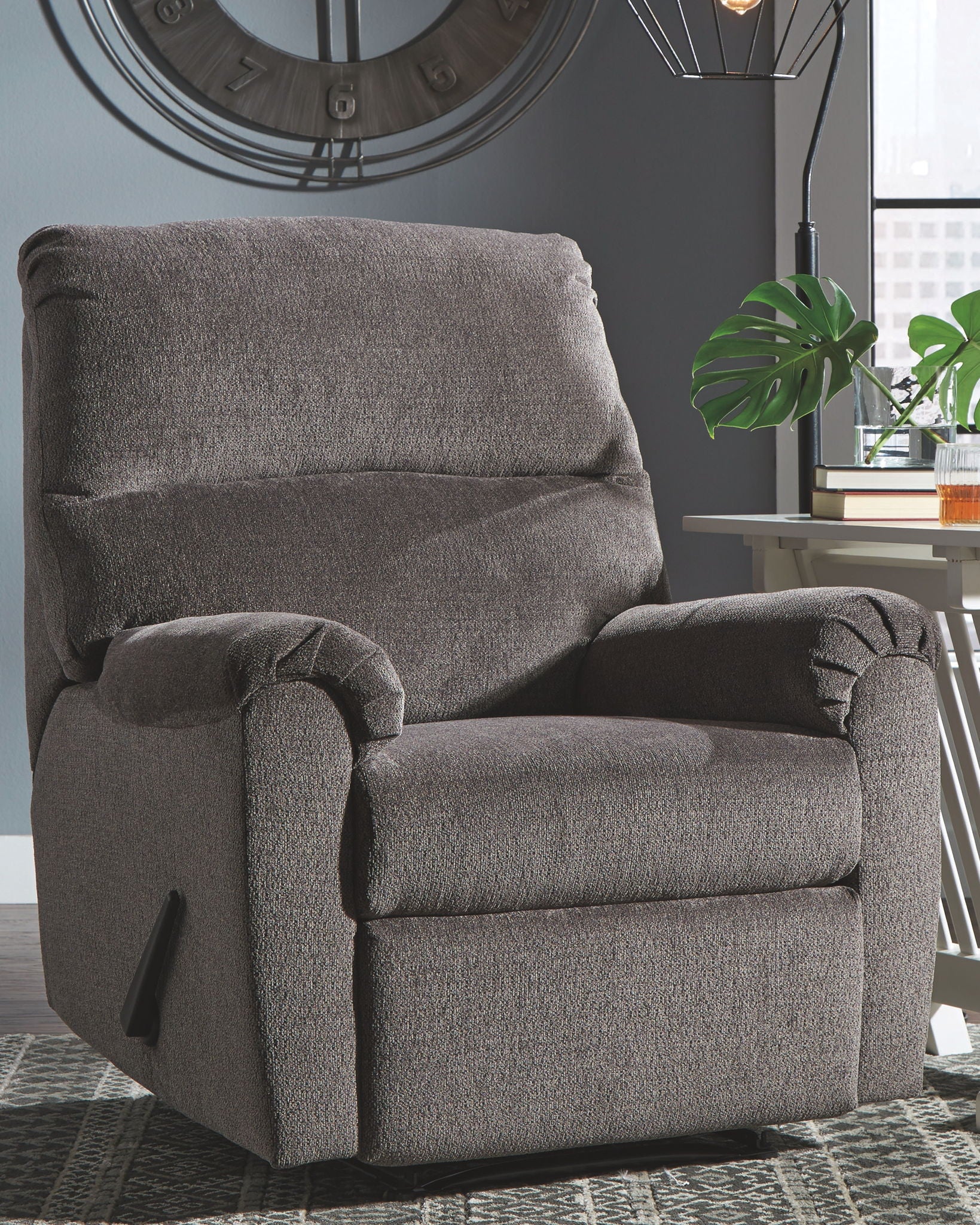 Nerviano - Fauteuil inclinable Zero Wall - Gris foncé