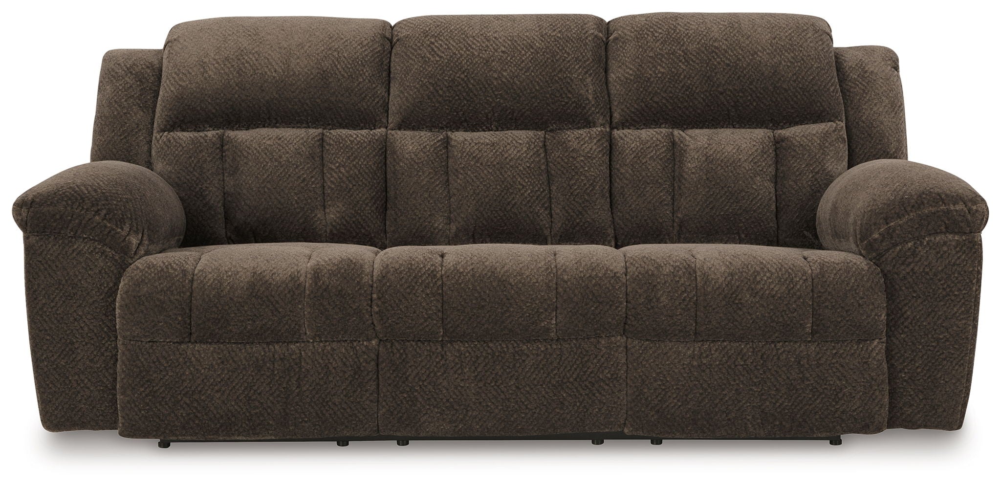 Frohn - Canapé inclinable - Tissu - Chocolat