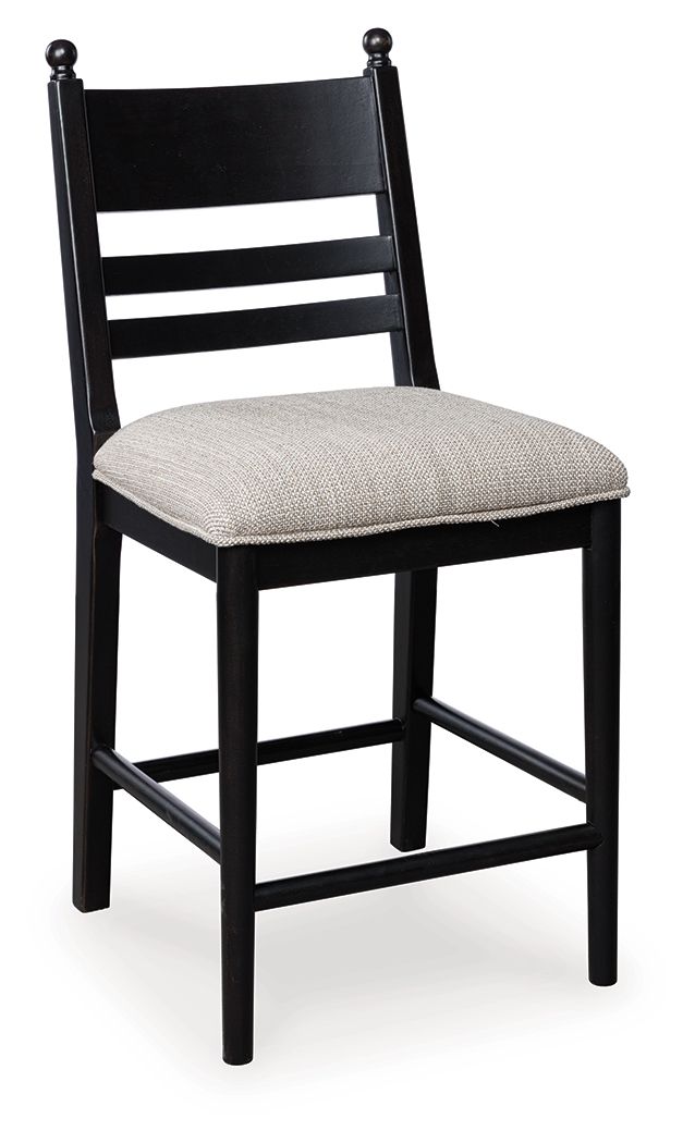 Greddinton - Tabourets de bar rembourrés (lot de 2)