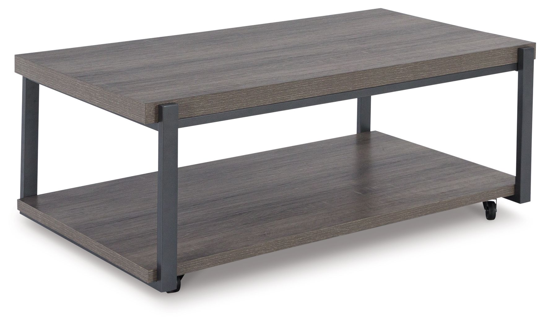 Wilmaden - Tables d'appoint gigognes (lot de 3) - Gris/Noir