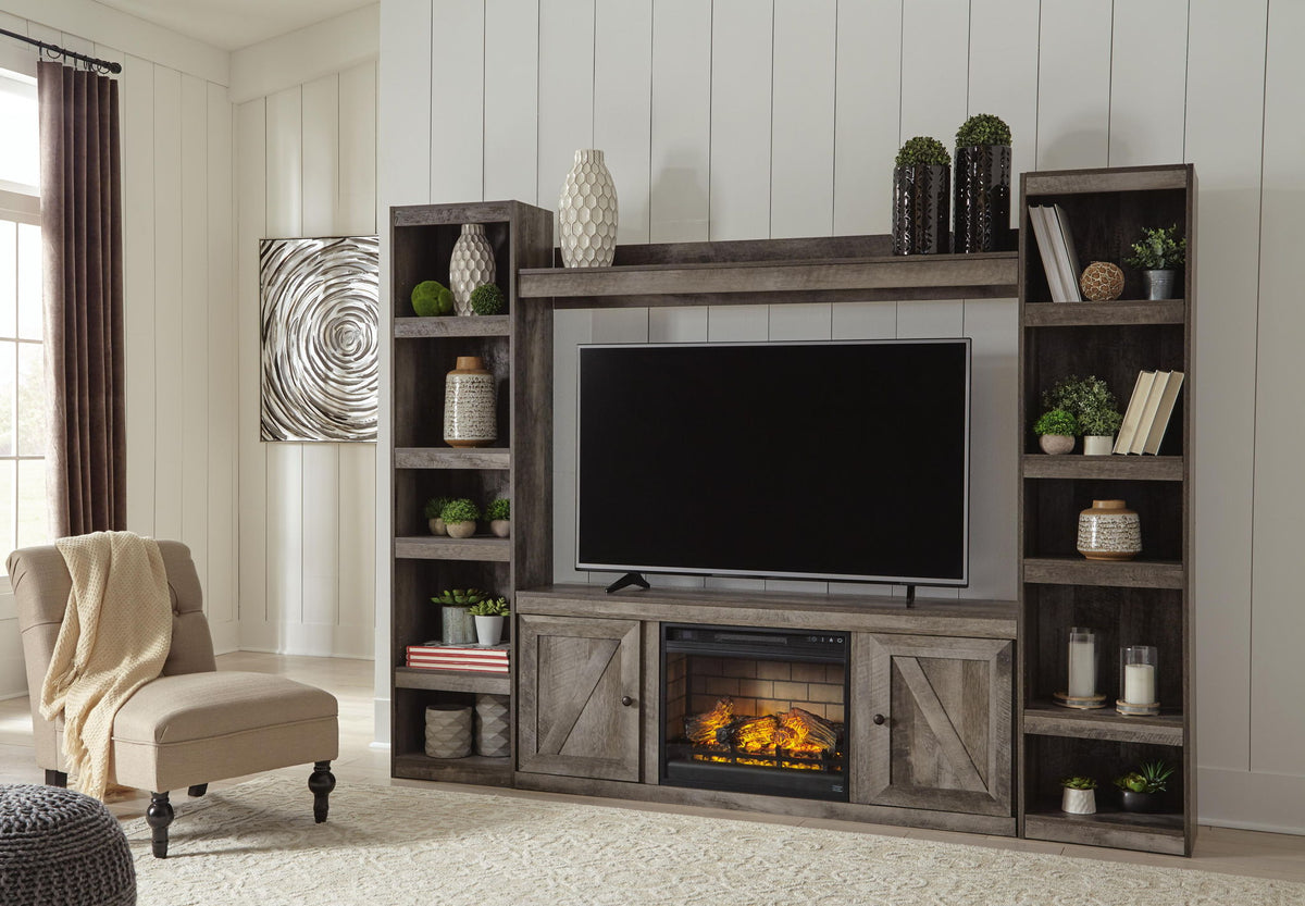 Wynnlow - Meuble TV pour écran 60 po avec centre de divertissement