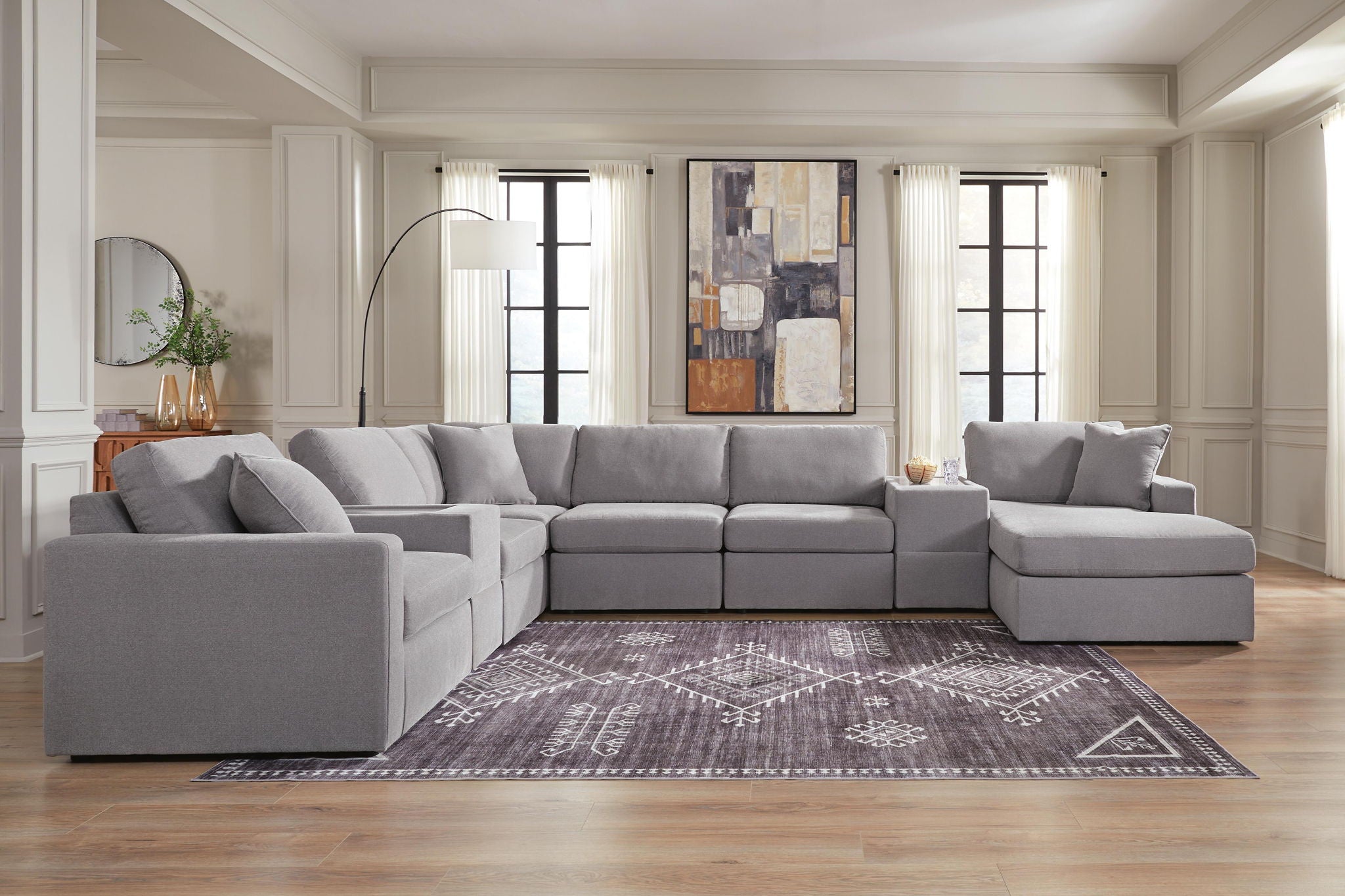 Modmax - U-Shaped Sectional - Granite