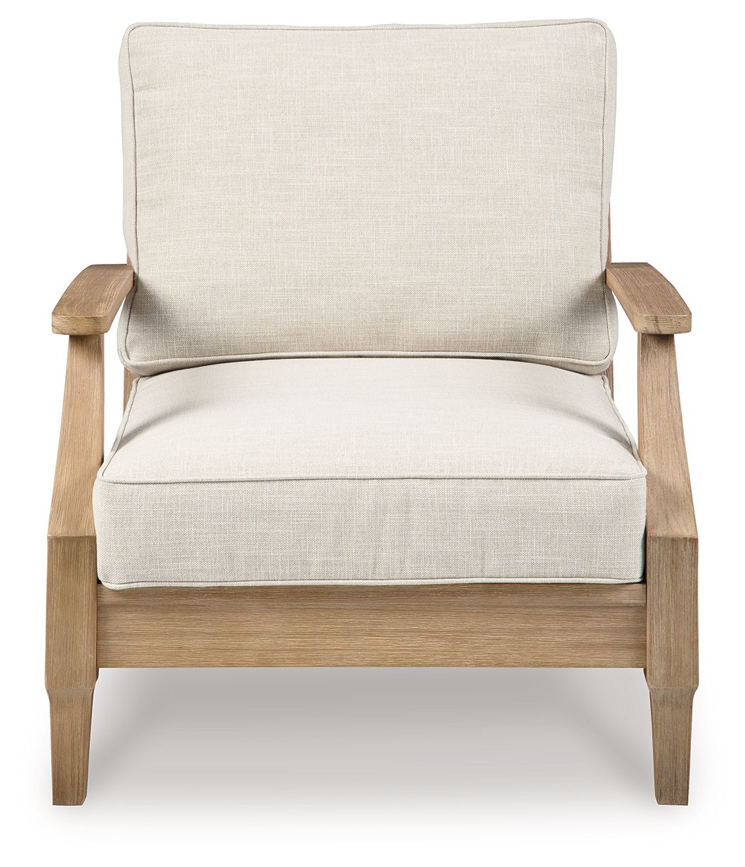 Carter Hall - Fauteuil avec coussin - Beige