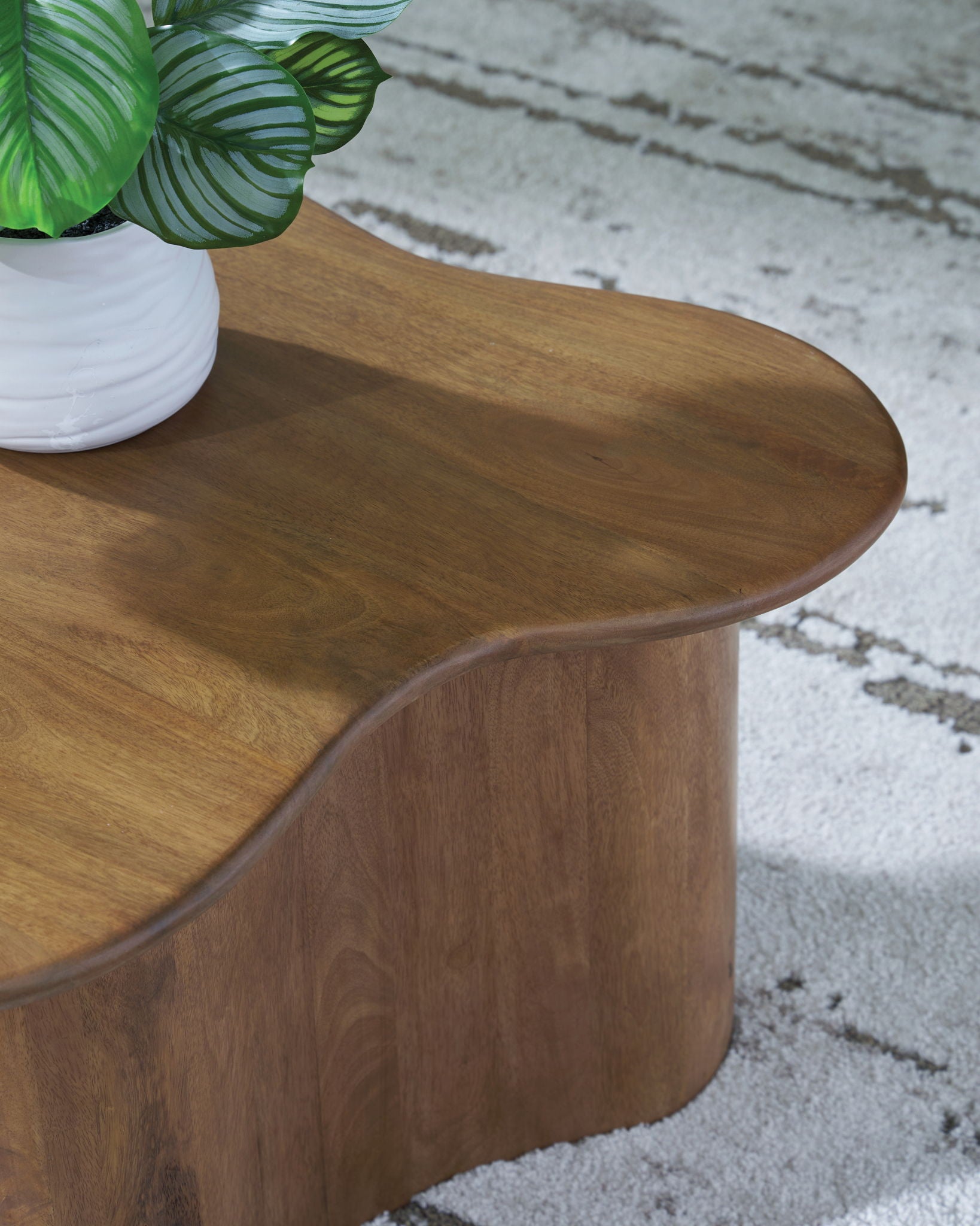 Abeford - Table d'appoint Cocktail (Lot de 2) - Marron