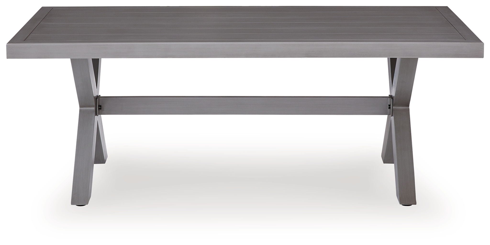 Table basse rectangulaire Half Moon Beach - Grise