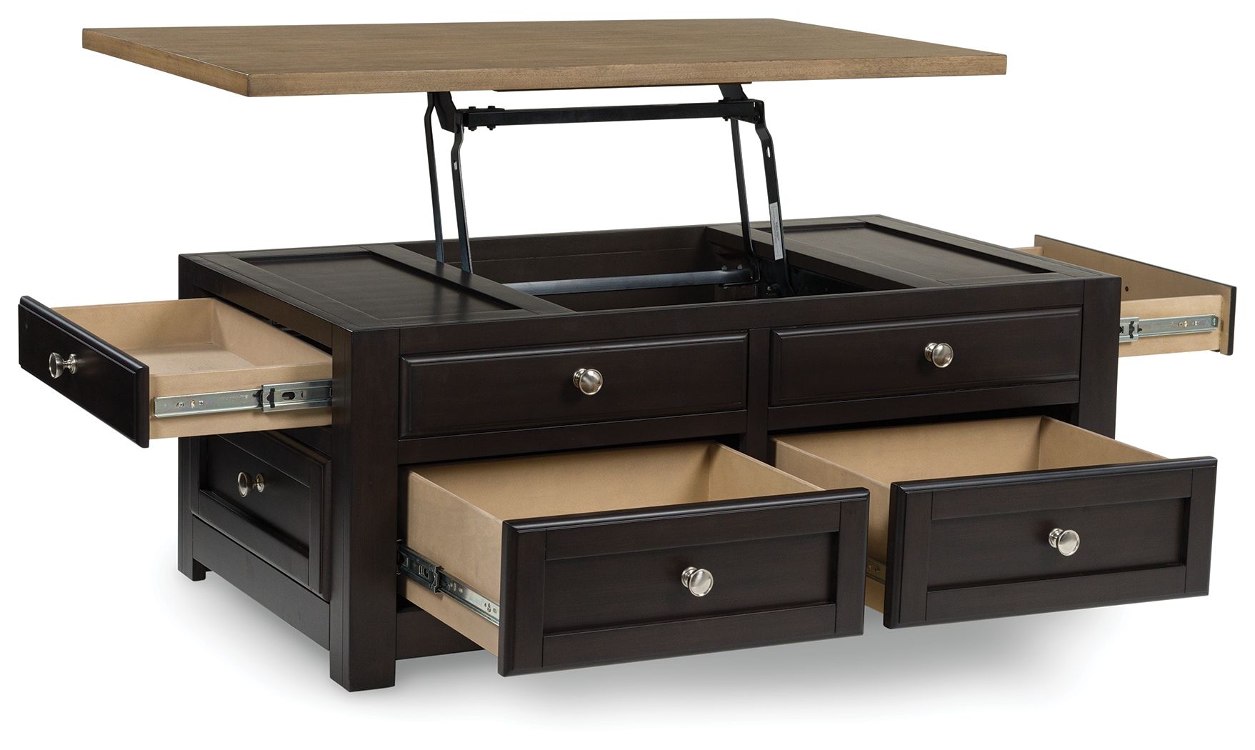 Drazmine - Table basse relevable - Marron