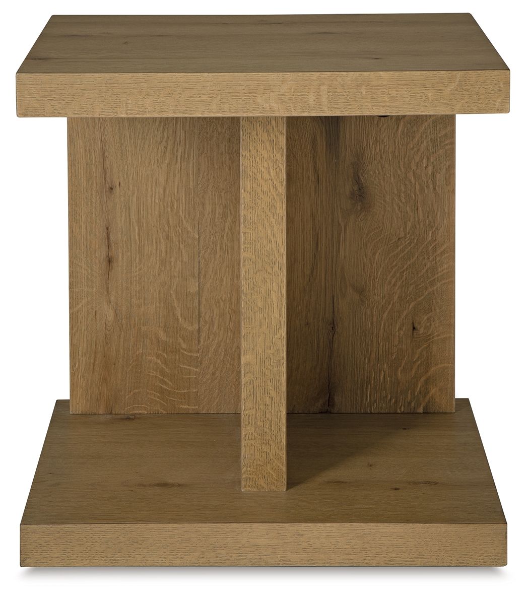 Brinstead - Table d'appoint de fauteuil - Marron clair