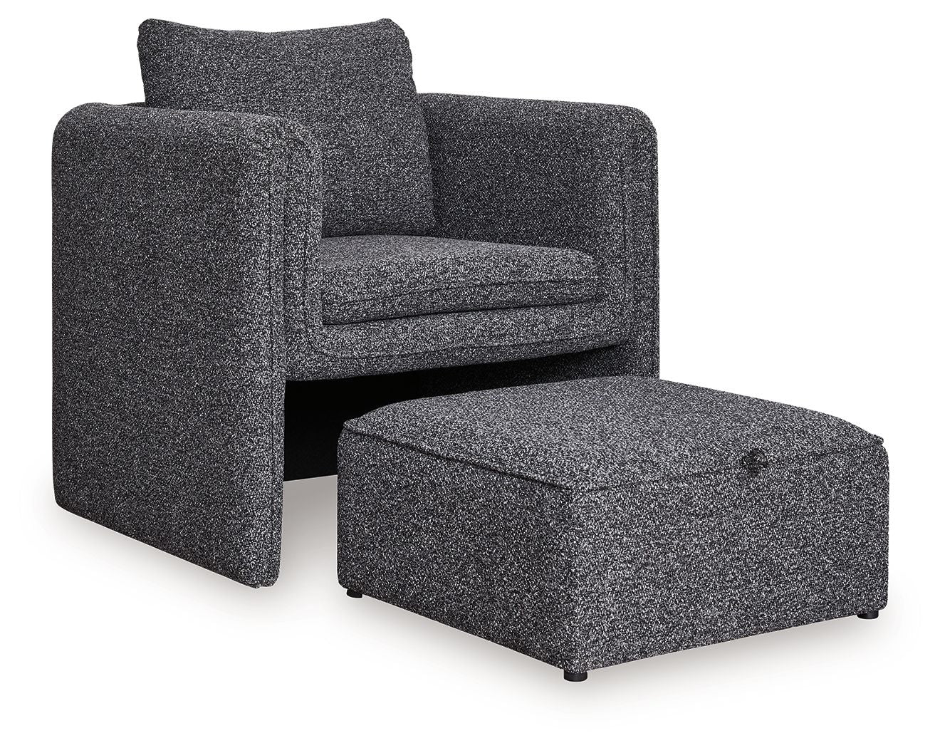 Vreni - Fauteuil d'appoint - Anthracite / Noir