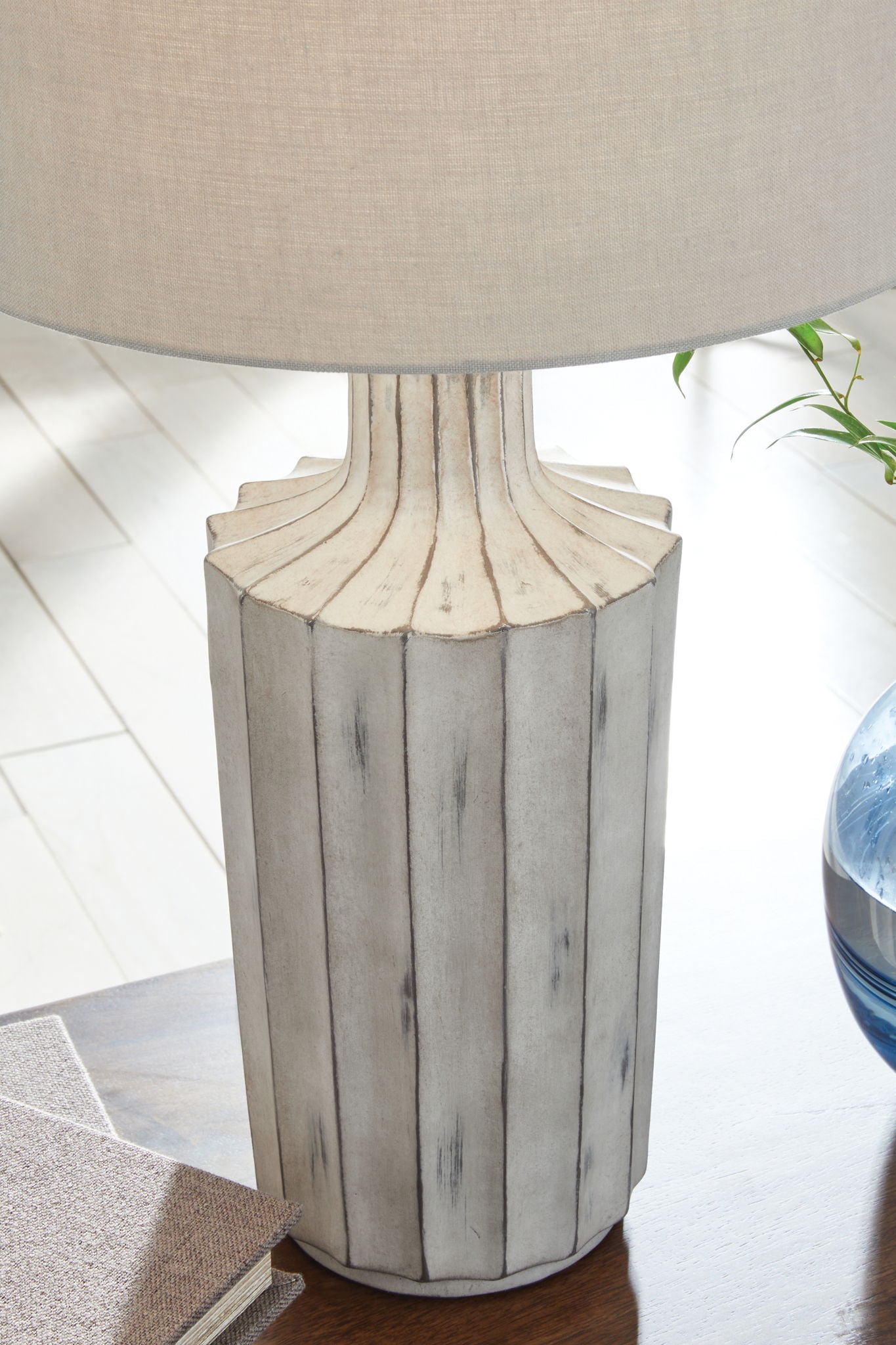 Imre - Lampe de table Poly - Marron vieilli