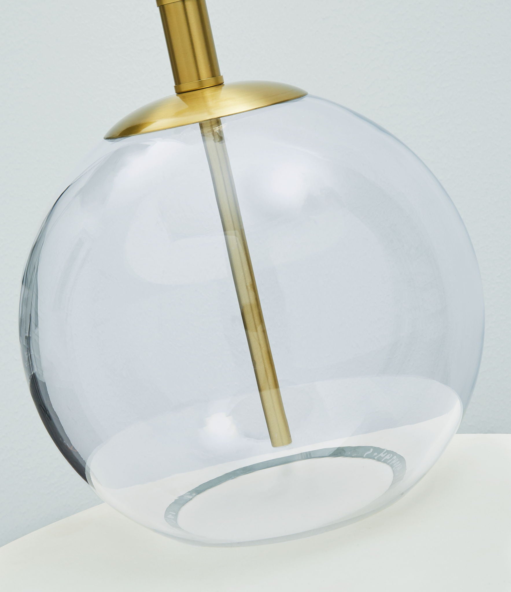 Samder - Lampe de table en verre - Blanc