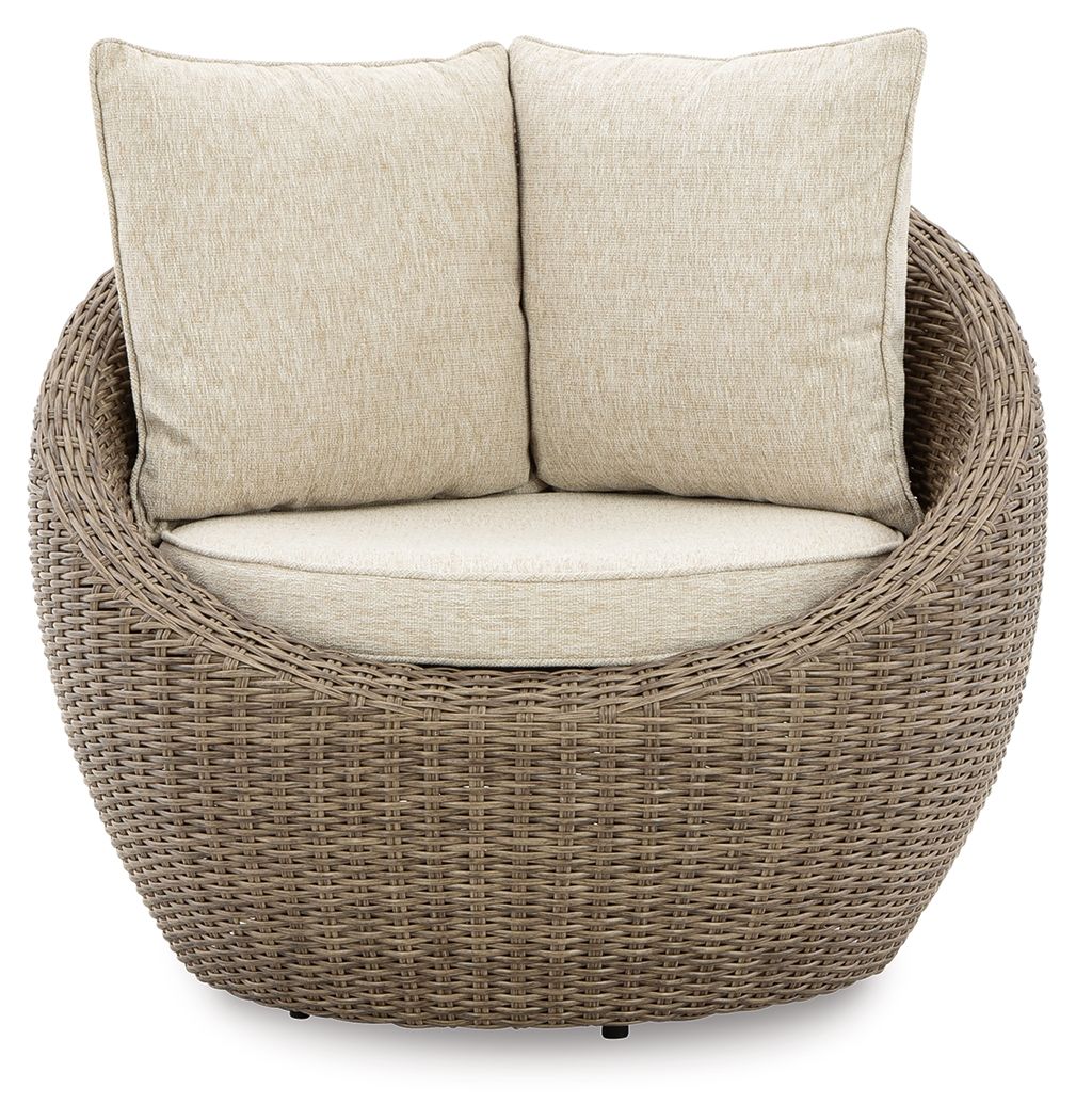 Danson - Fauteuil pivotant avec coussin