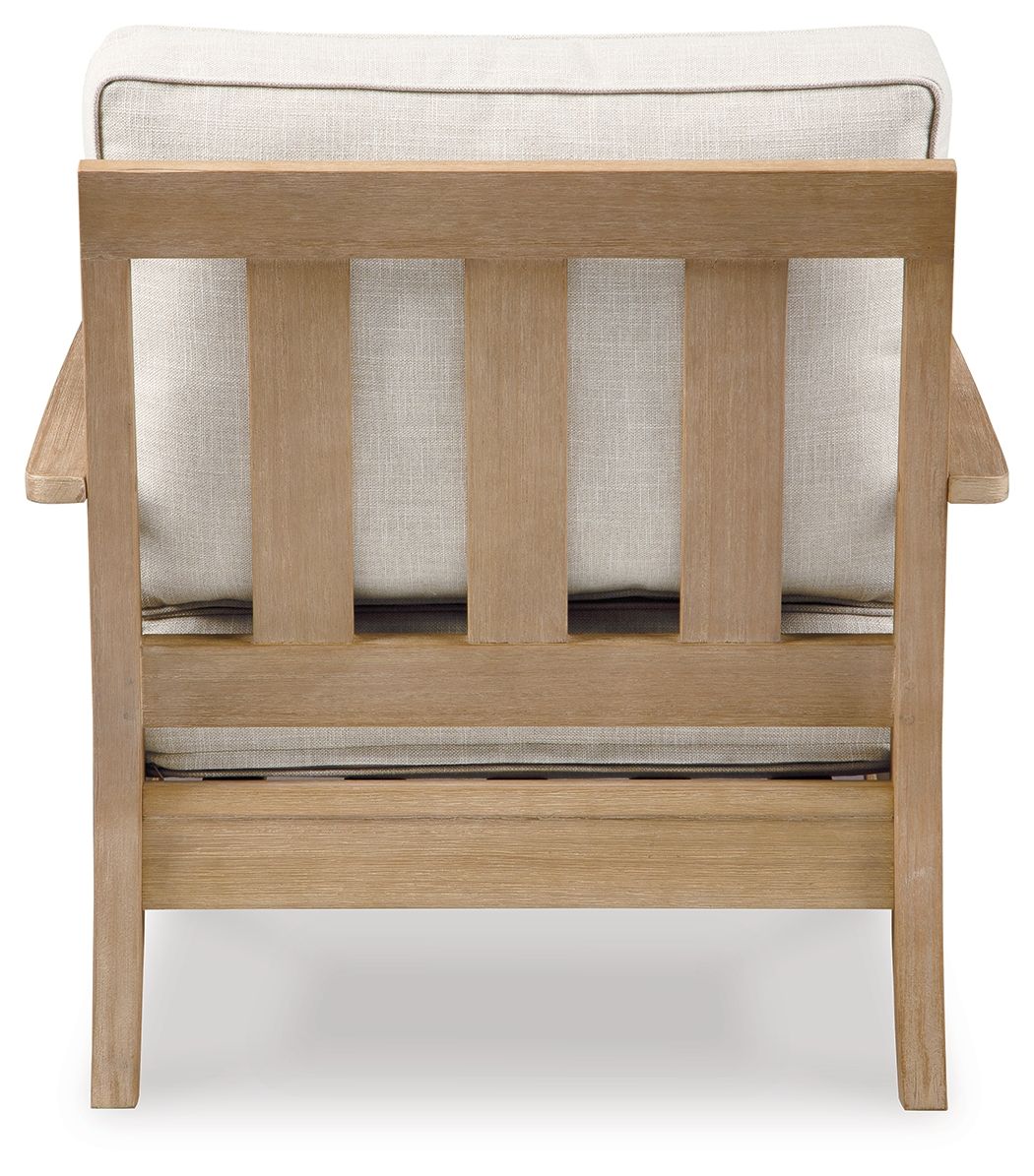 Carter Hall - Fauteuil avec coussin - Beige