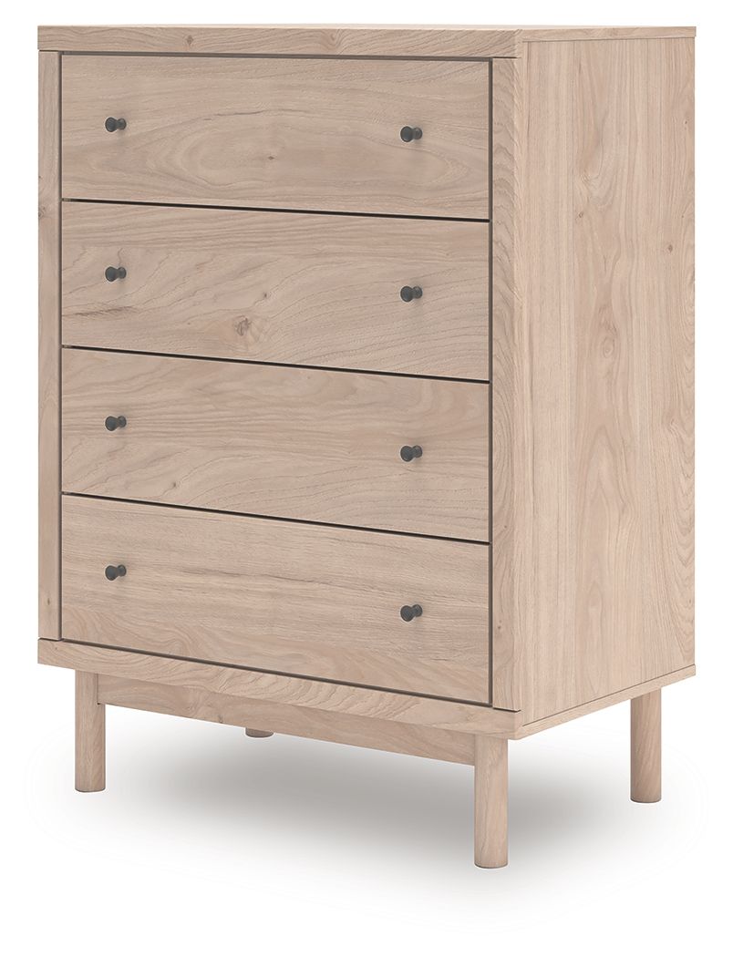 Arloster - Commode à quatre tiroirs - Beige
