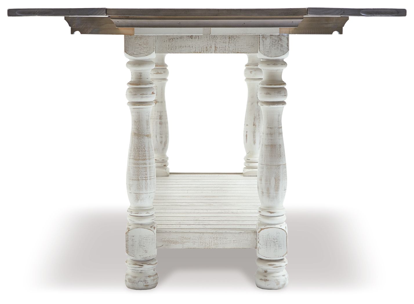 Havalance - Table de canapé relevable - Gris / Blanc