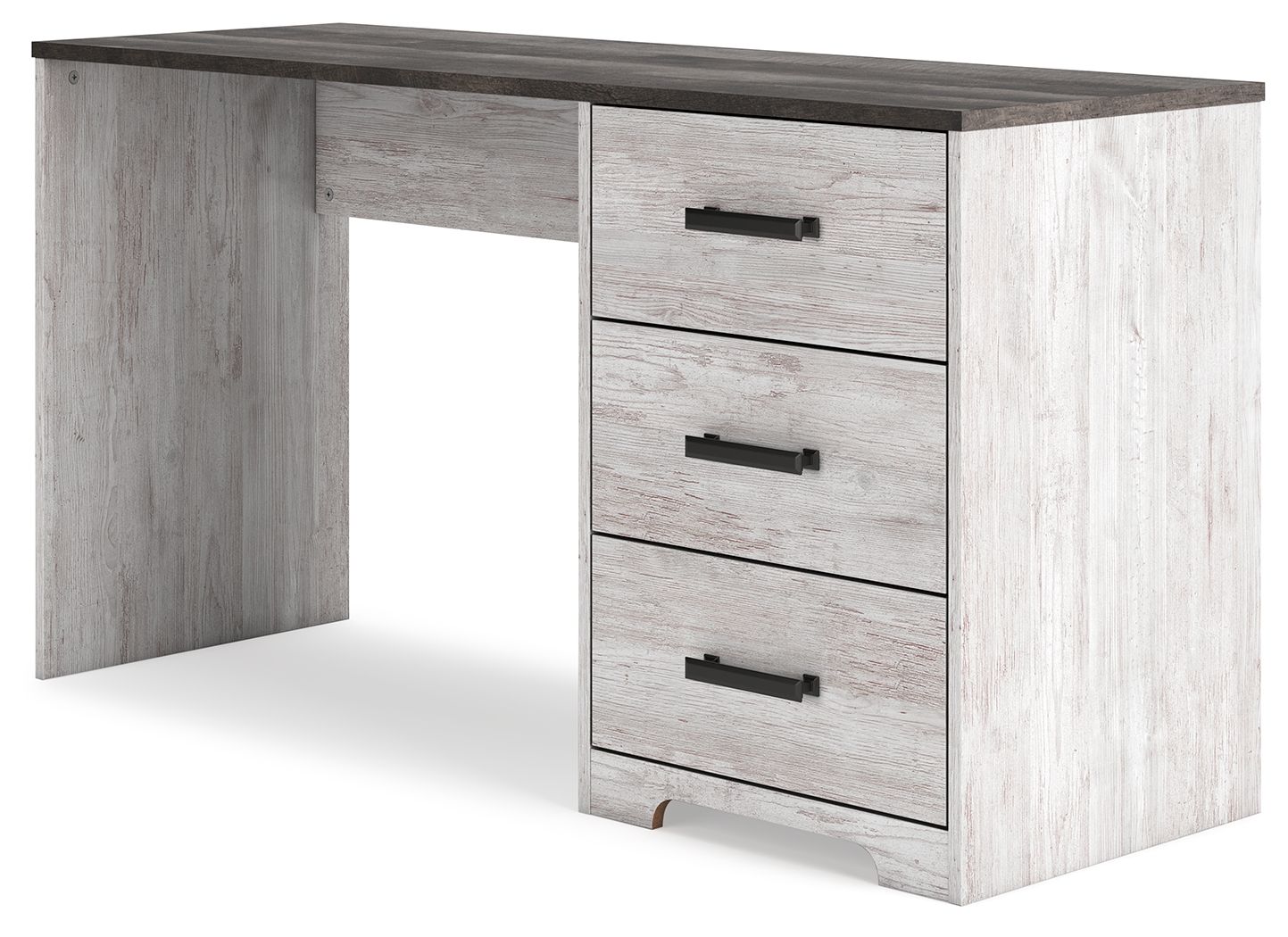 Shawburn - Bureau à domicile - Blanc / Gris anthracite foncé