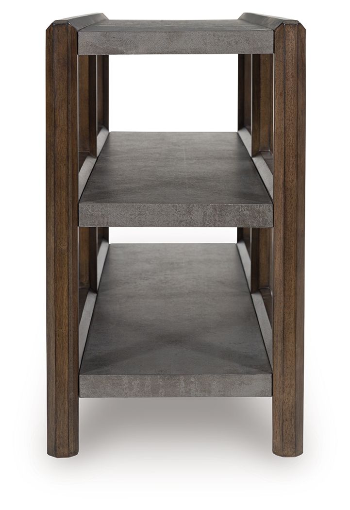 Kallenny - Table de canapé - Marron/Gris