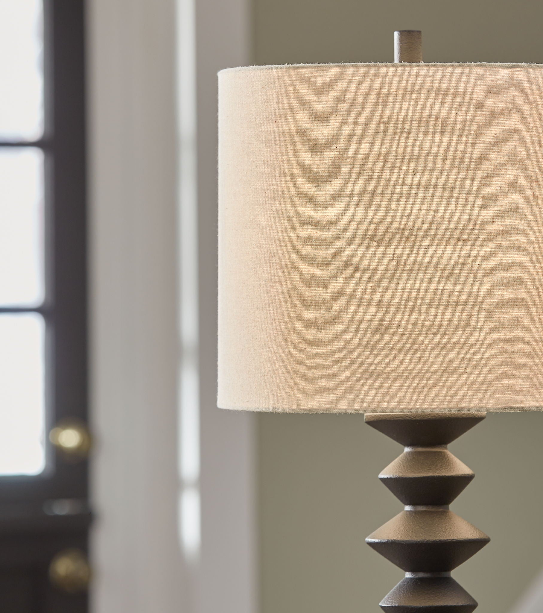 Luanndon - Lampe buffet Poly - Noir