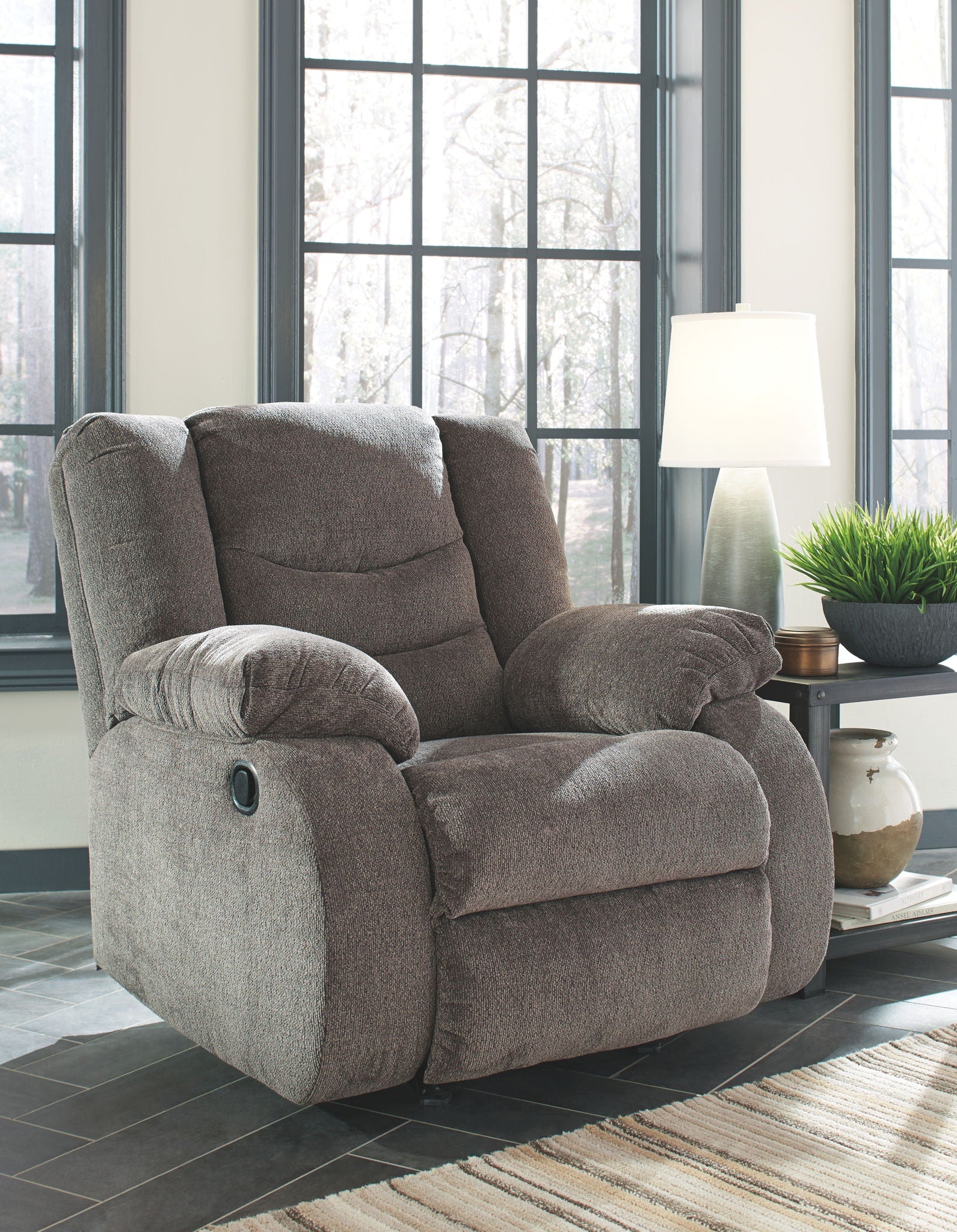 Tulen - Fauteuil inclinable à bascule - Gris foncé