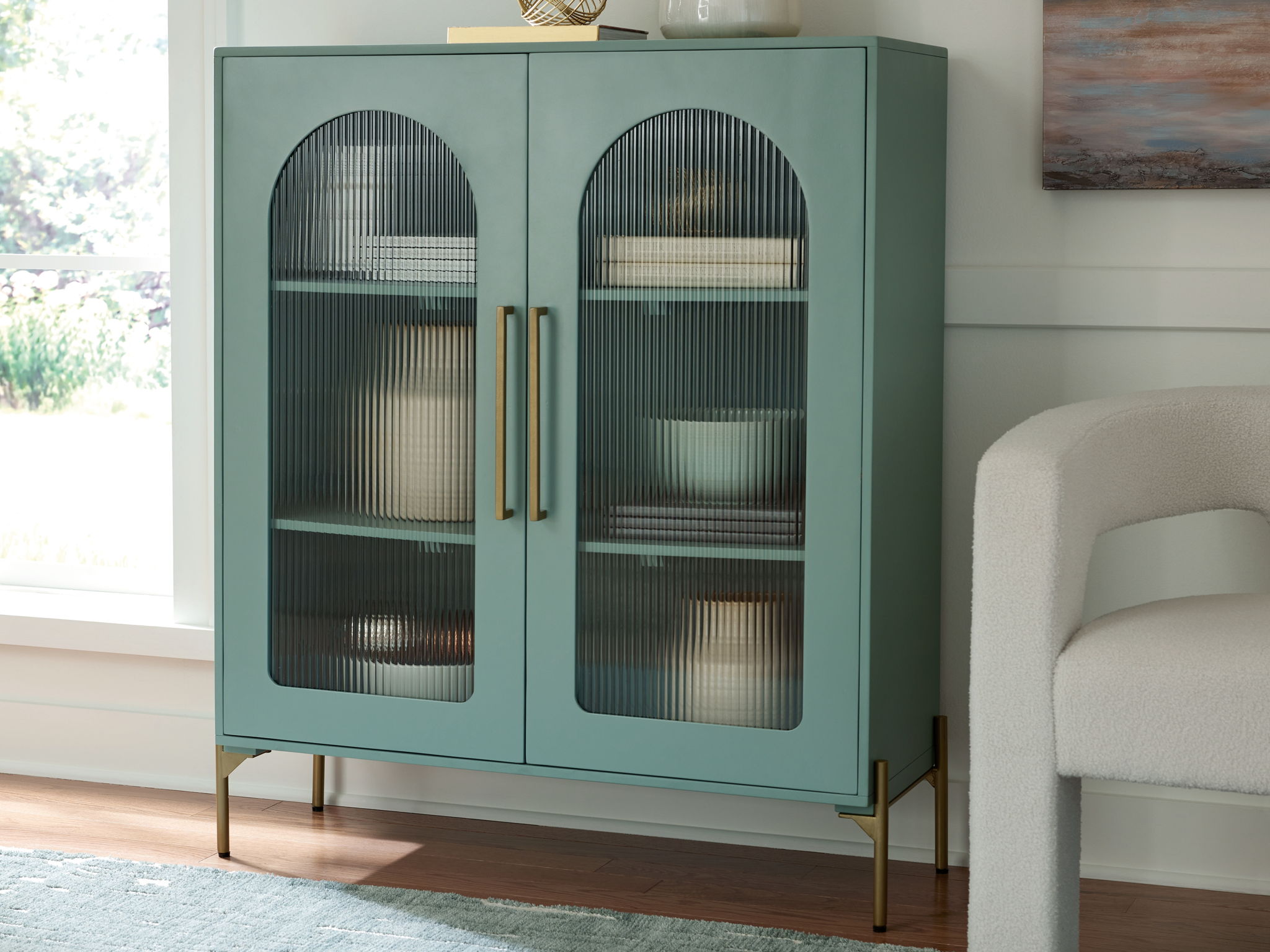Adwen - Meuble d'appoint - Vert clair