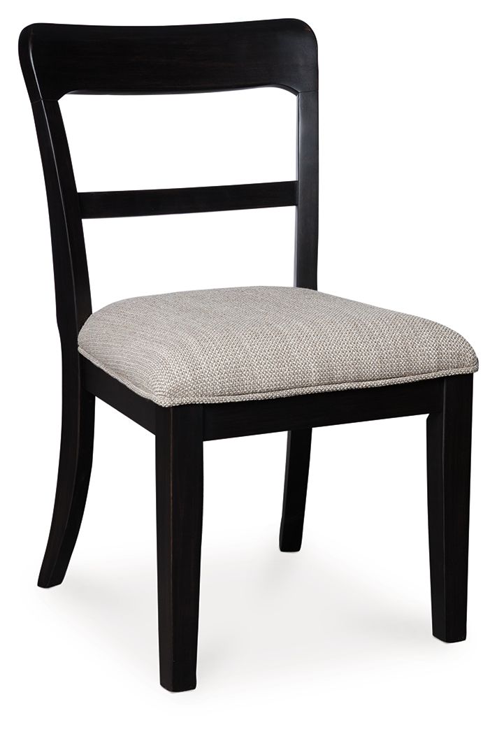 Greddinton - Chaise de salle à manger rembourrée (lot de 2)