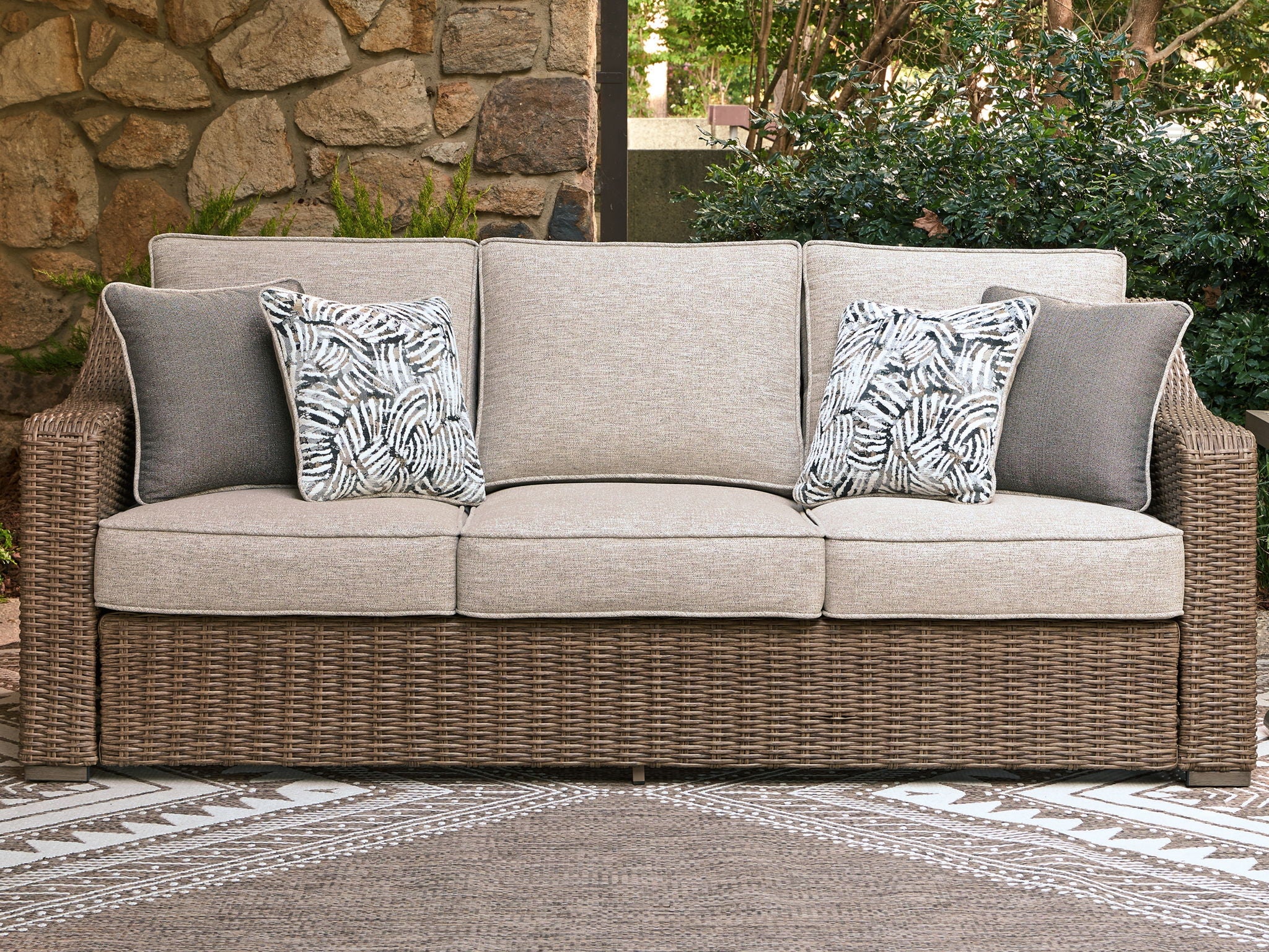 Laguna Heights - Canapé avec coussin - Beige