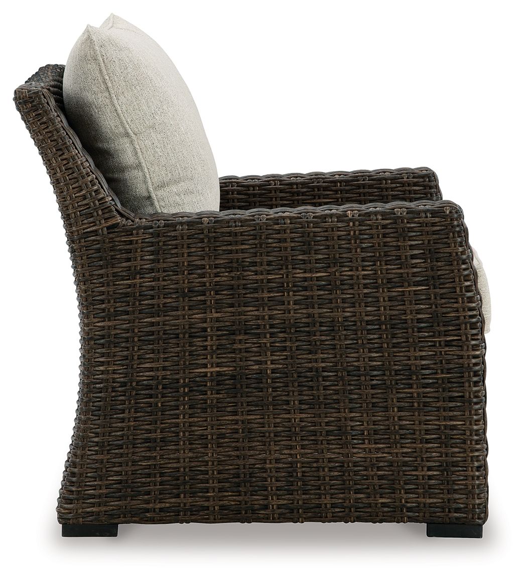 Brook Ranch - Chaise longue avec coussin - Marron